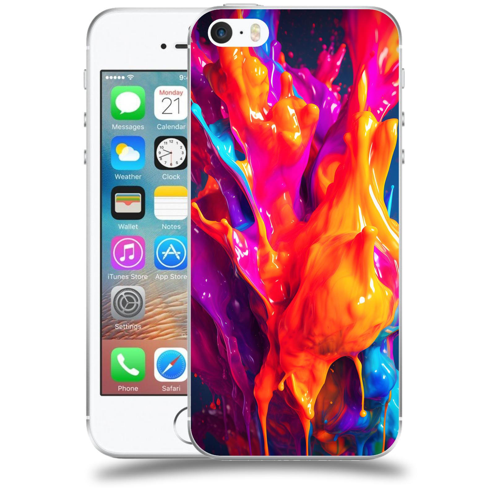 ACOVER Kryt na mobil Apple iPhone 5/5S/SE - Beautiful Liquid I