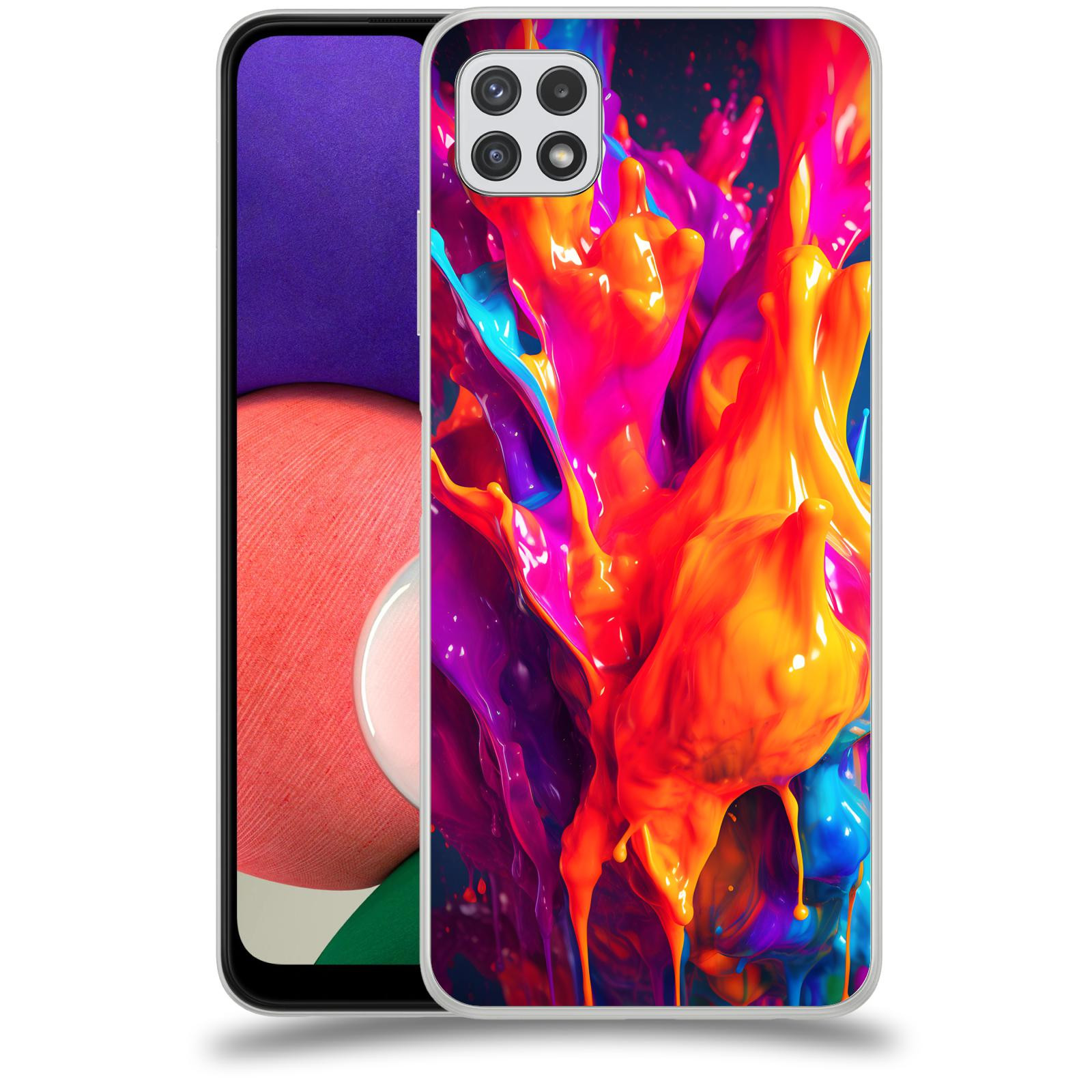 ACOVER Kryt na mobil Samsung Galaxy A22 A225F - Beautiful Liquid I