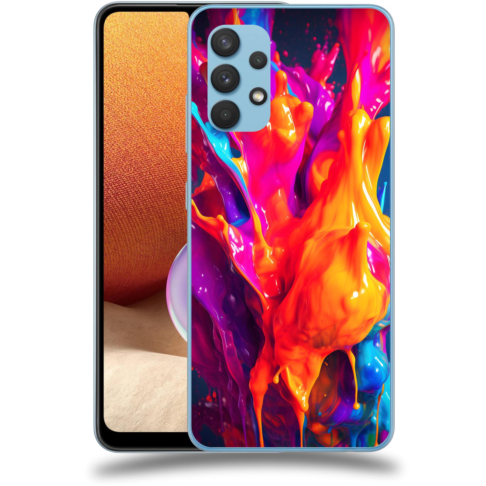 ACOVER Kryt na mobil Samsung Galaxy A32 4G SM-A325F - Beautiful Liquid I