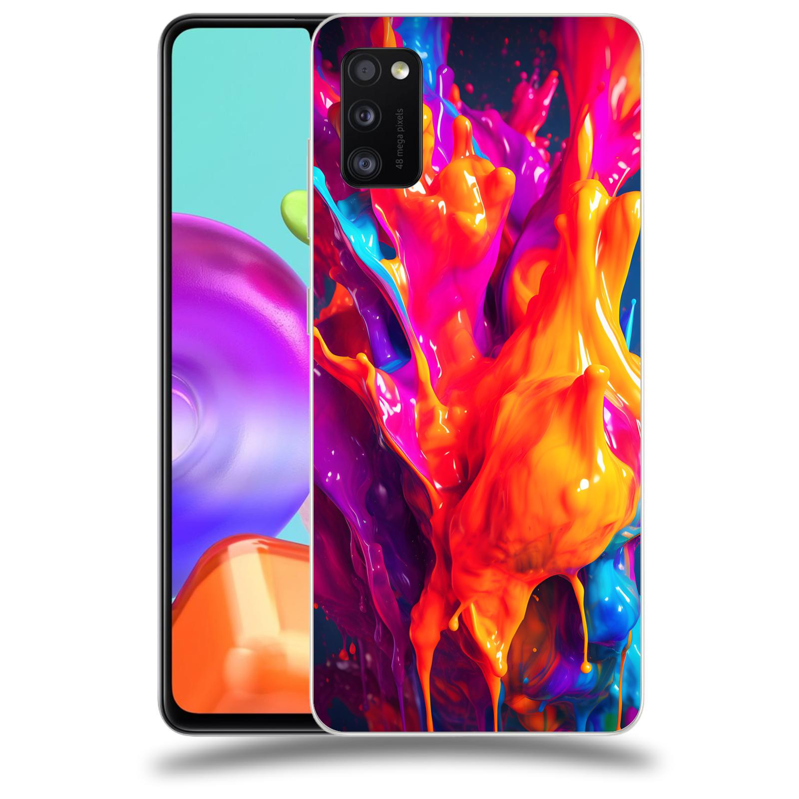 ACOVER Kryt na mobil Samsung Galaxy A41 A415F - Beautiful Liquid I