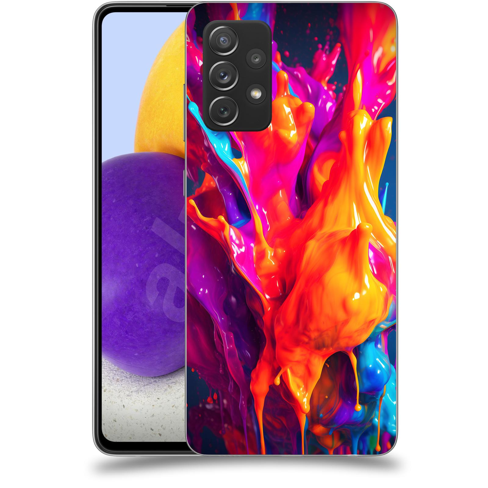 ACOVER Kryt na mobil Samsung Galaxy A72 A725F - Beautiful Liquid I