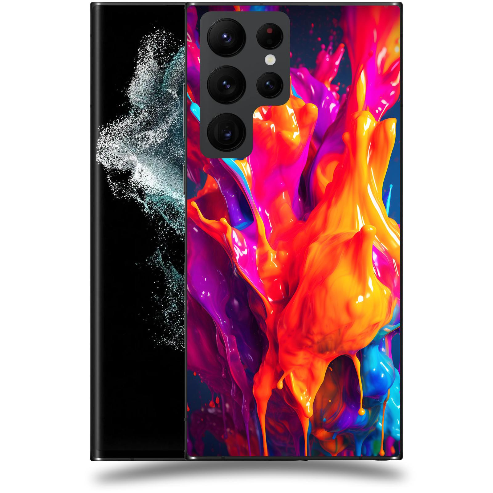 ACOVER Kryt na mobil Samsung Galaxy S22 Ultra 5G - Beautiful Liquid I