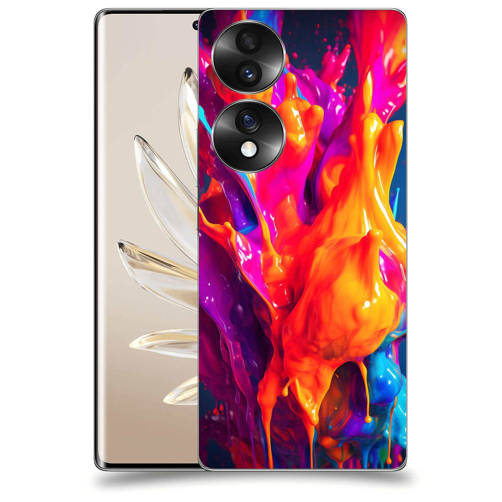 ACOVER Kryt na mobil Honor 70 - Beautiful Liquid I