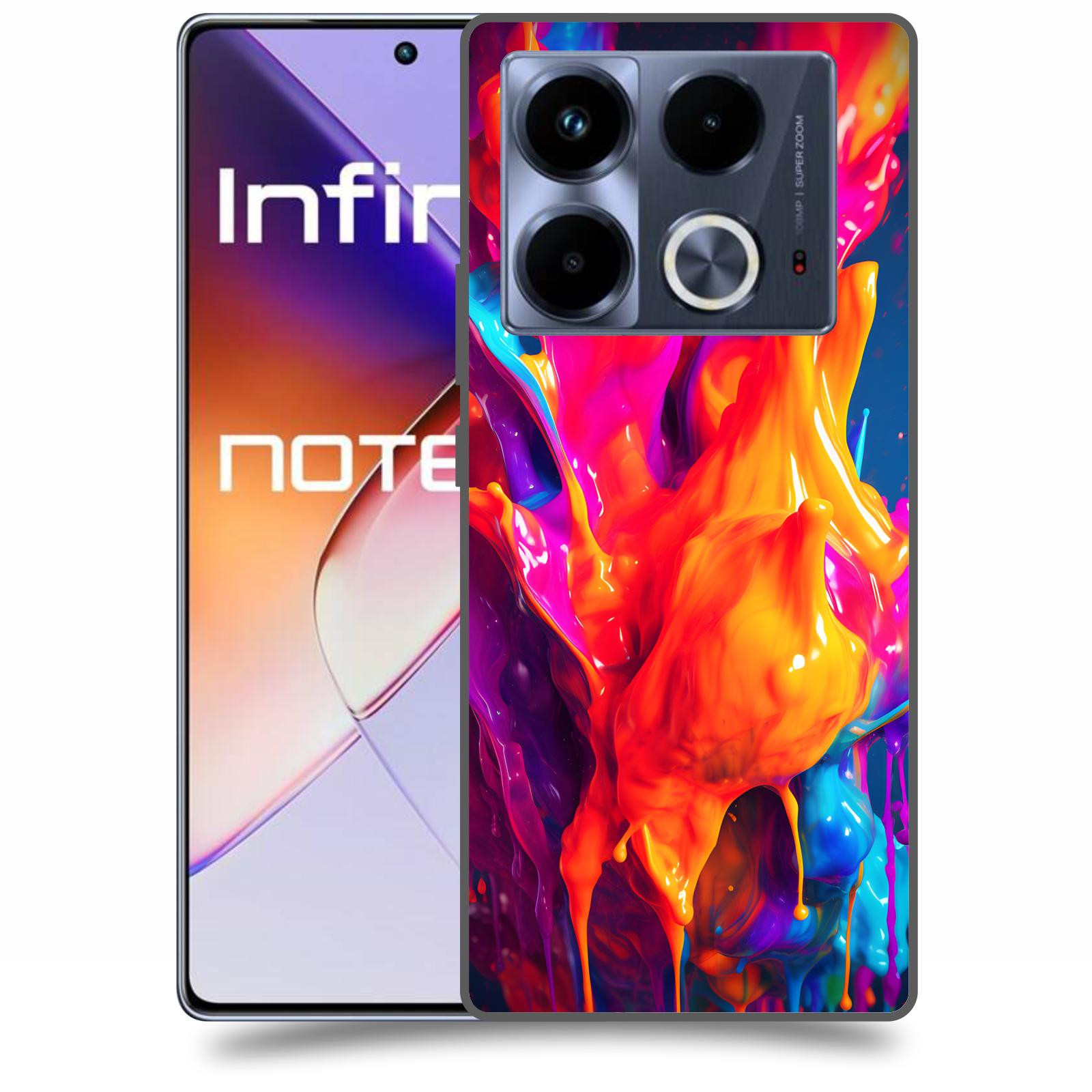 ACOVER Kryt na mobil Infinix Note 40 - Beautiful Liquid I