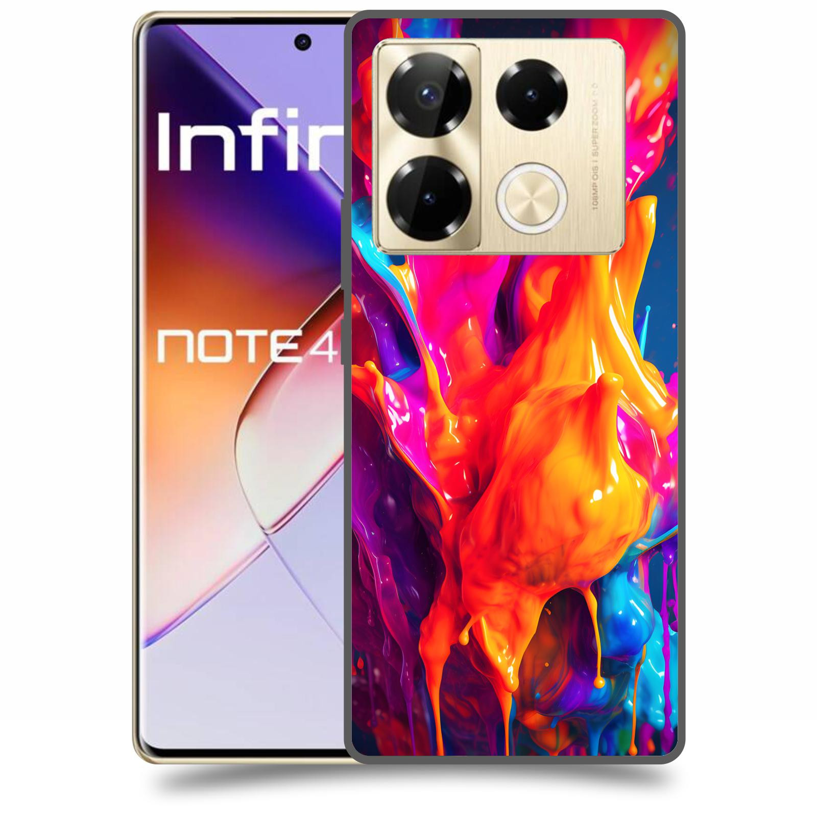 ACOVER Kryt na mobil Infinix Note 40 PRO - Beautiful Liquid I