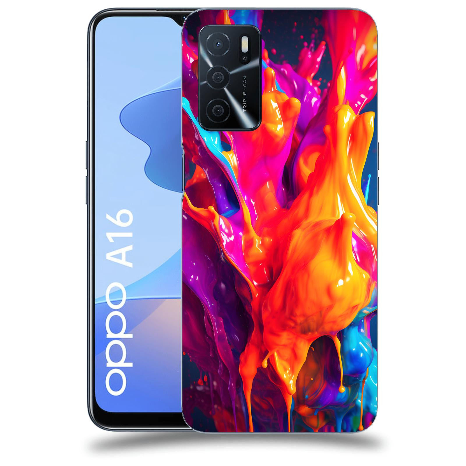 ACOVER Kryt na mobil OPPO A16 - Beautiful Liquid I