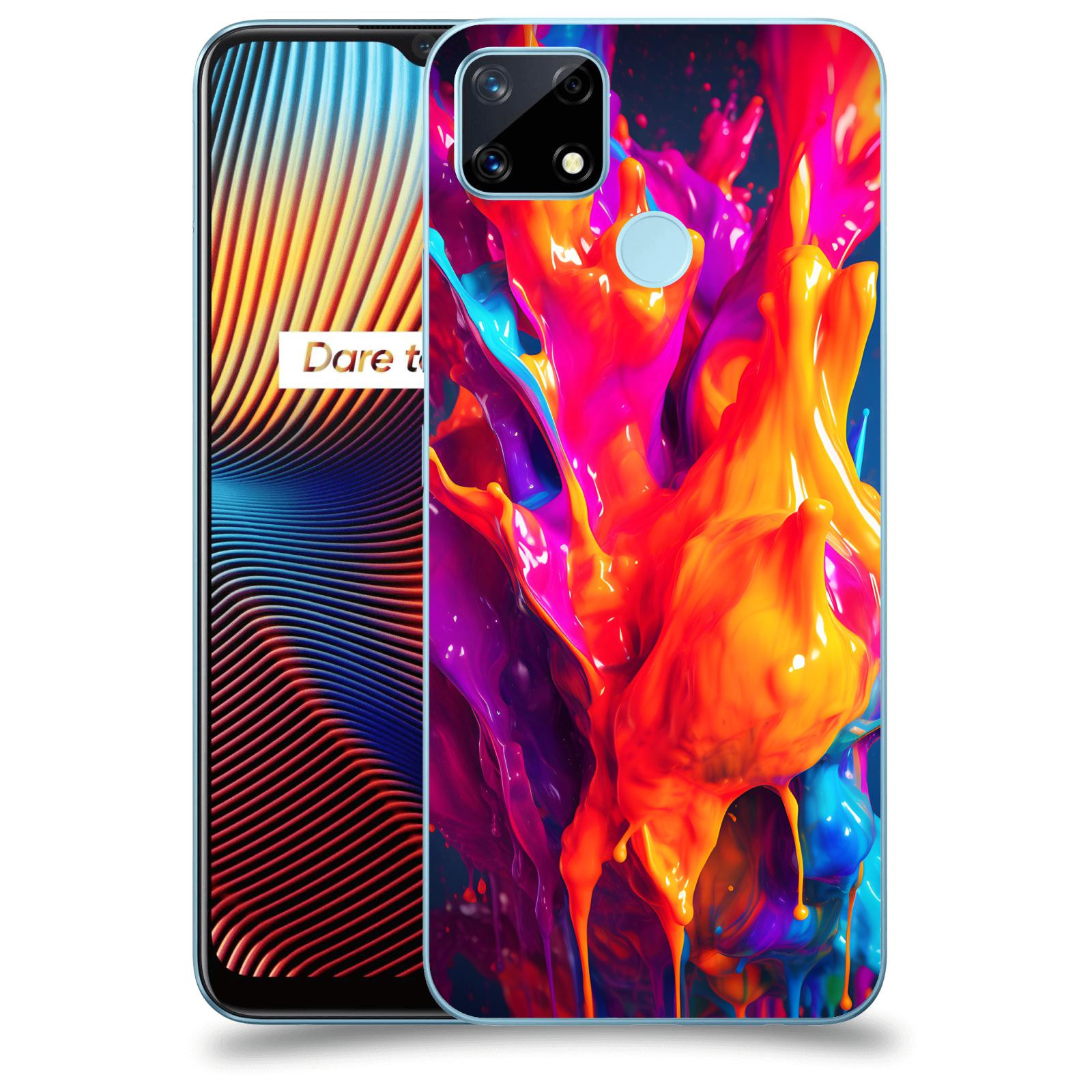 ACOVER Kryt na mobil Realme 7i - Beautiful Liquid I