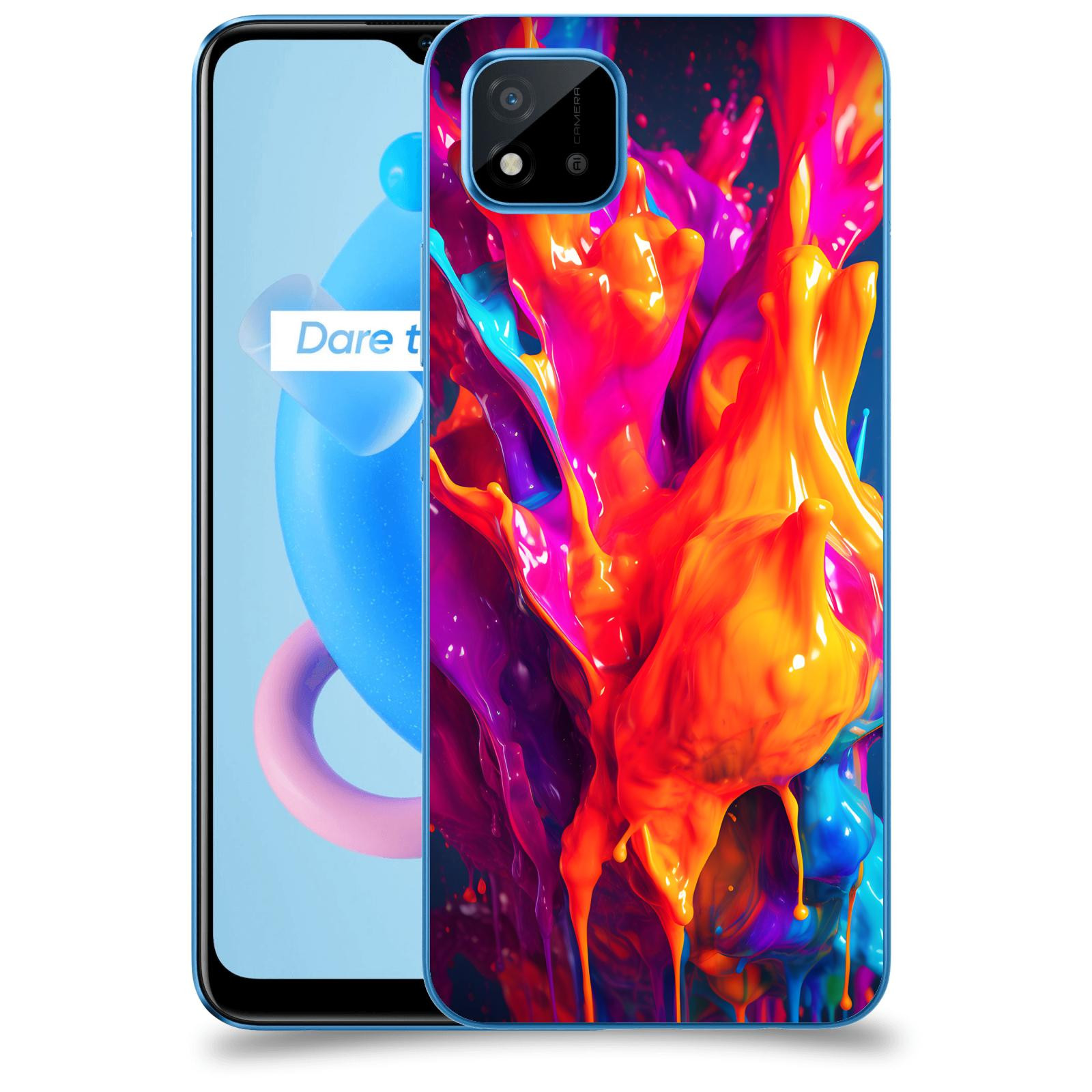 ACOVER Kryt na mobil Realme C11 (2021) - Beautiful Liquid I