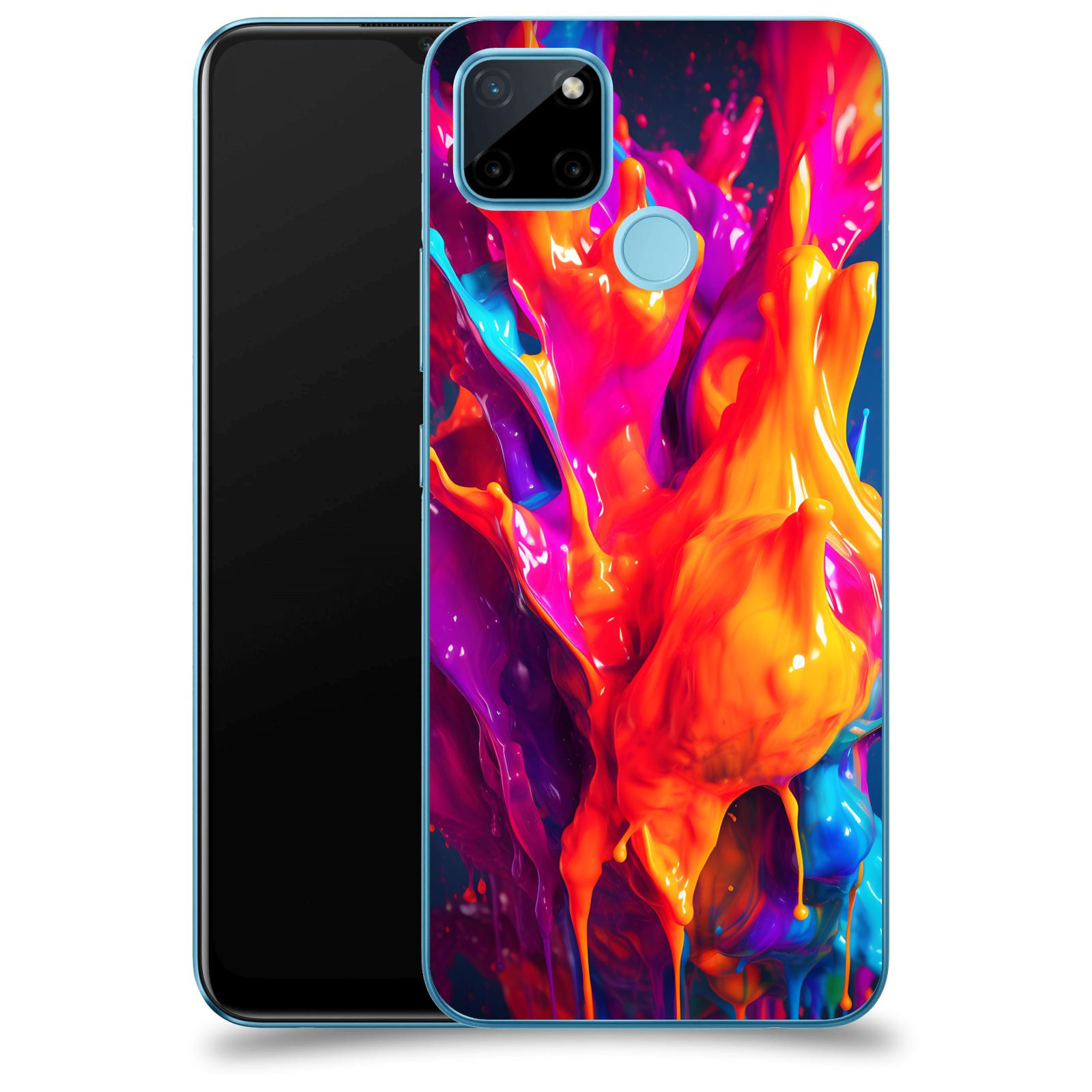 ACOVER Kryt na mobil Realme C21Y - Beautiful Liquid I