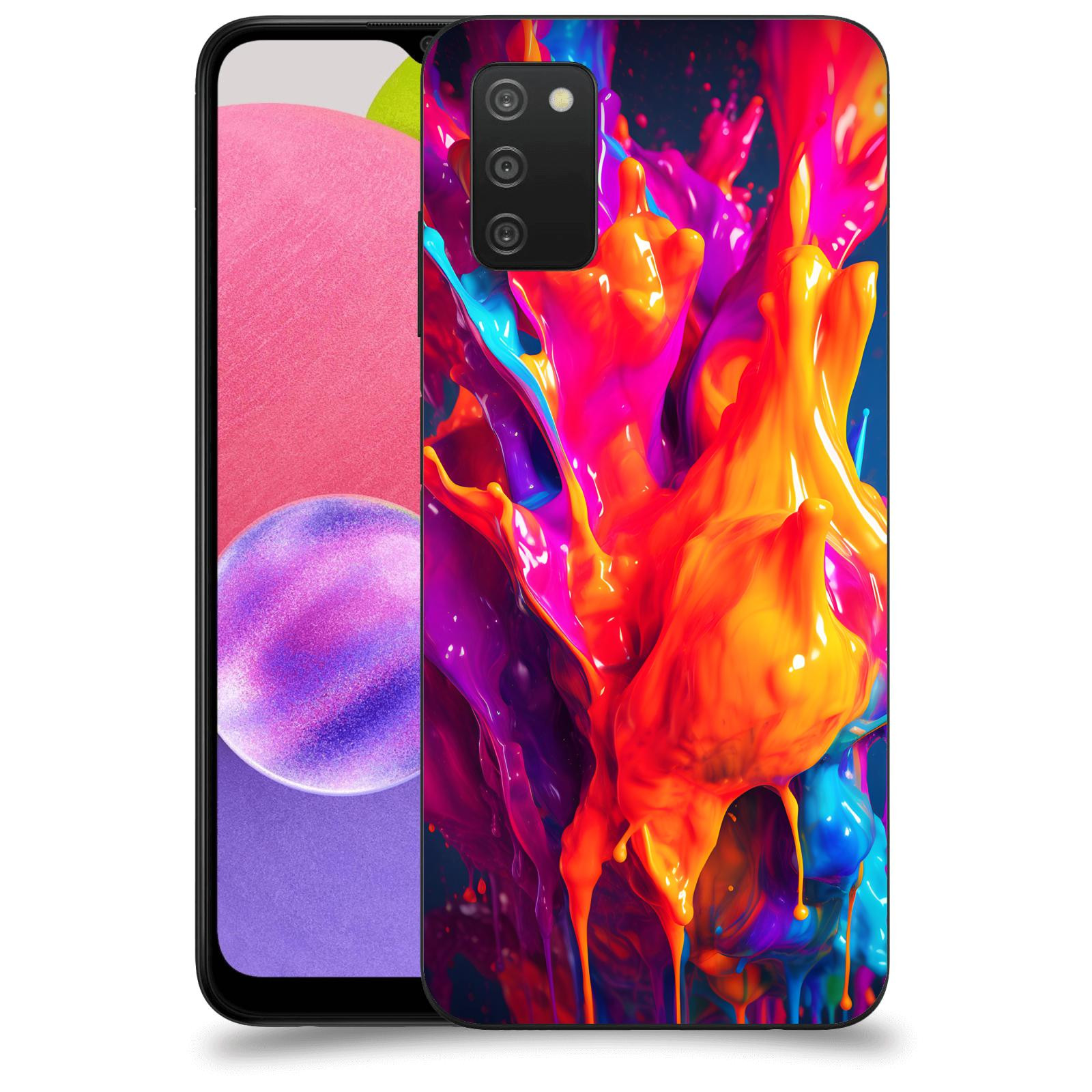 ACOVER Kryt na mobil Samsung Galaxy A03s A037G - Beautiful Liquid I