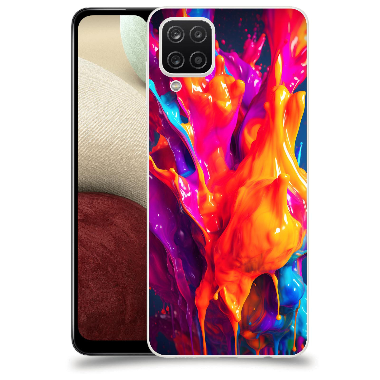 ACOVER Kryt na mobil Samsung Galaxy A12 A125F - Beautiful Liquid I