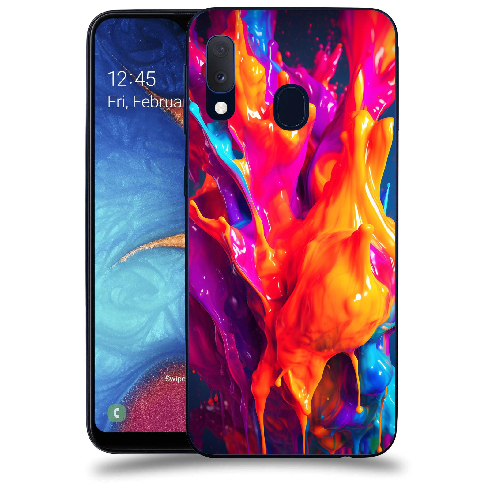 ACOVER Kryt na mobil Samsung Galaxy A20e A202F - Beautiful Liquid I