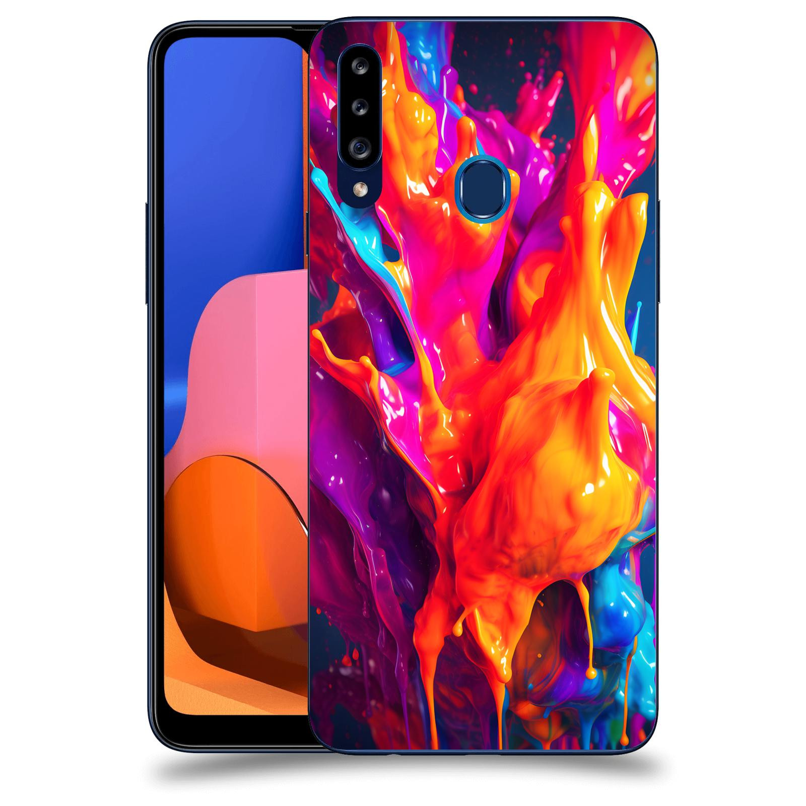 ACOVER Kryt na mobil Samsung Galaxy A20s - Beautiful Liquid I