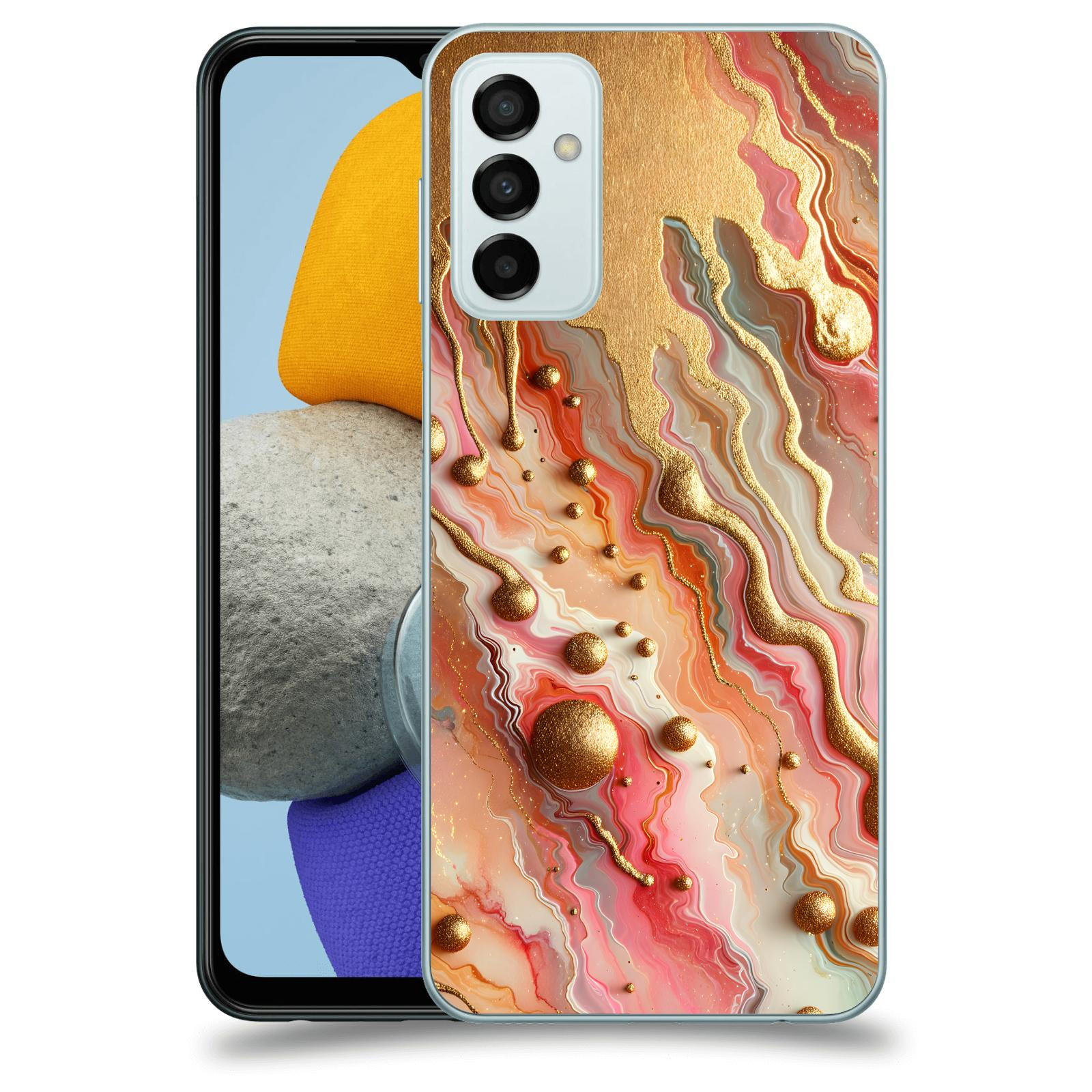 ACOVER Kryt na mobil Samsung Galaxy M23 5G - Liquid Gold