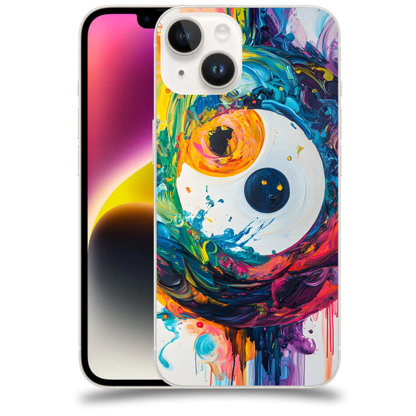 ACOVER Kryt na mobil Apple iPhone 14 - Jin Jang