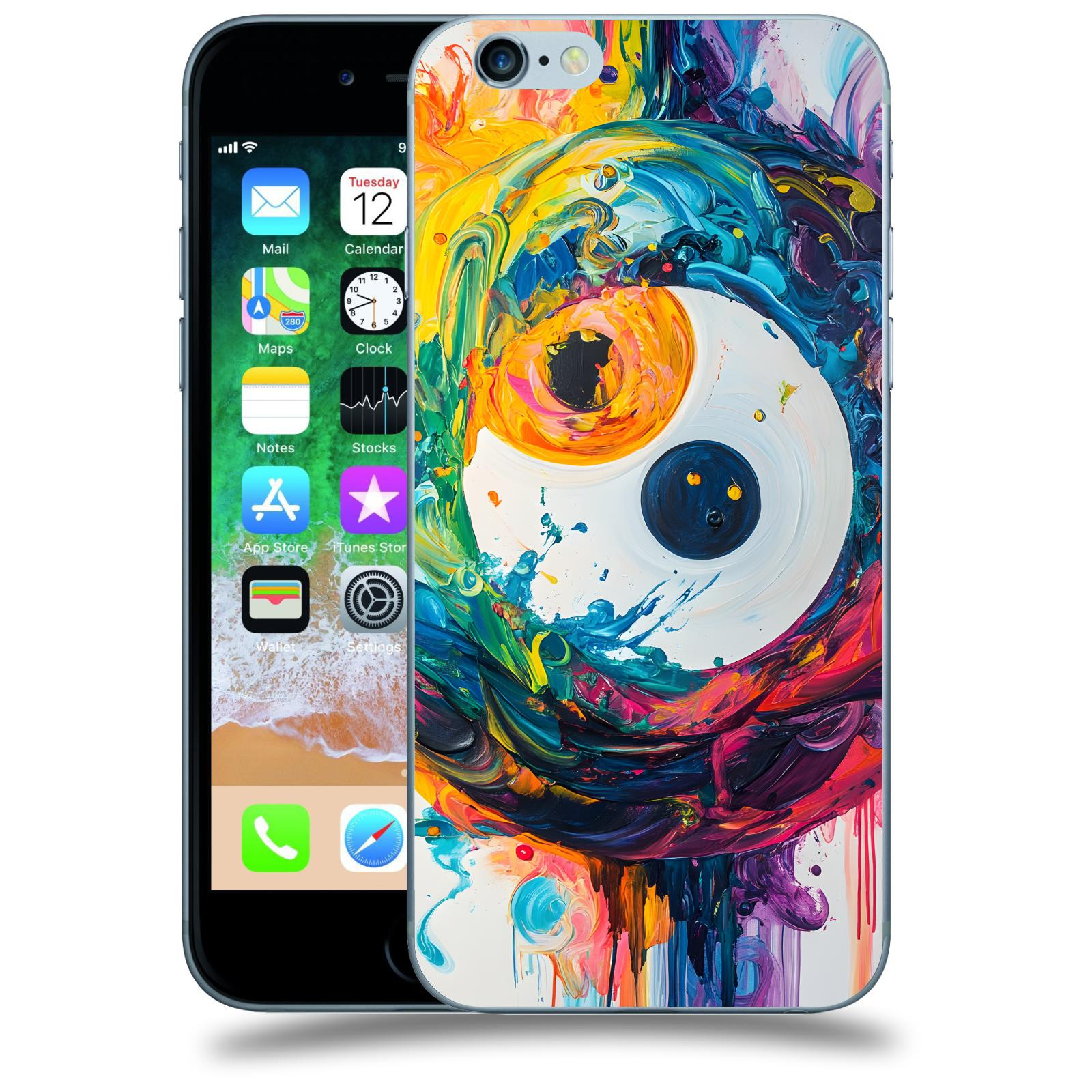 ACOVER Kryt na mobil Apple iPhone 6/6S - Jin Jang