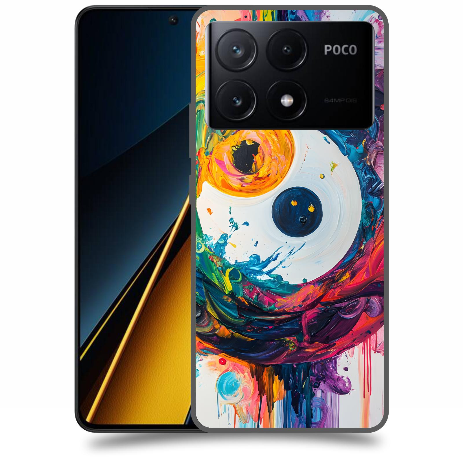 ACOVER Kryt na mobil Poco X6 Pro 5G - Jin Jang