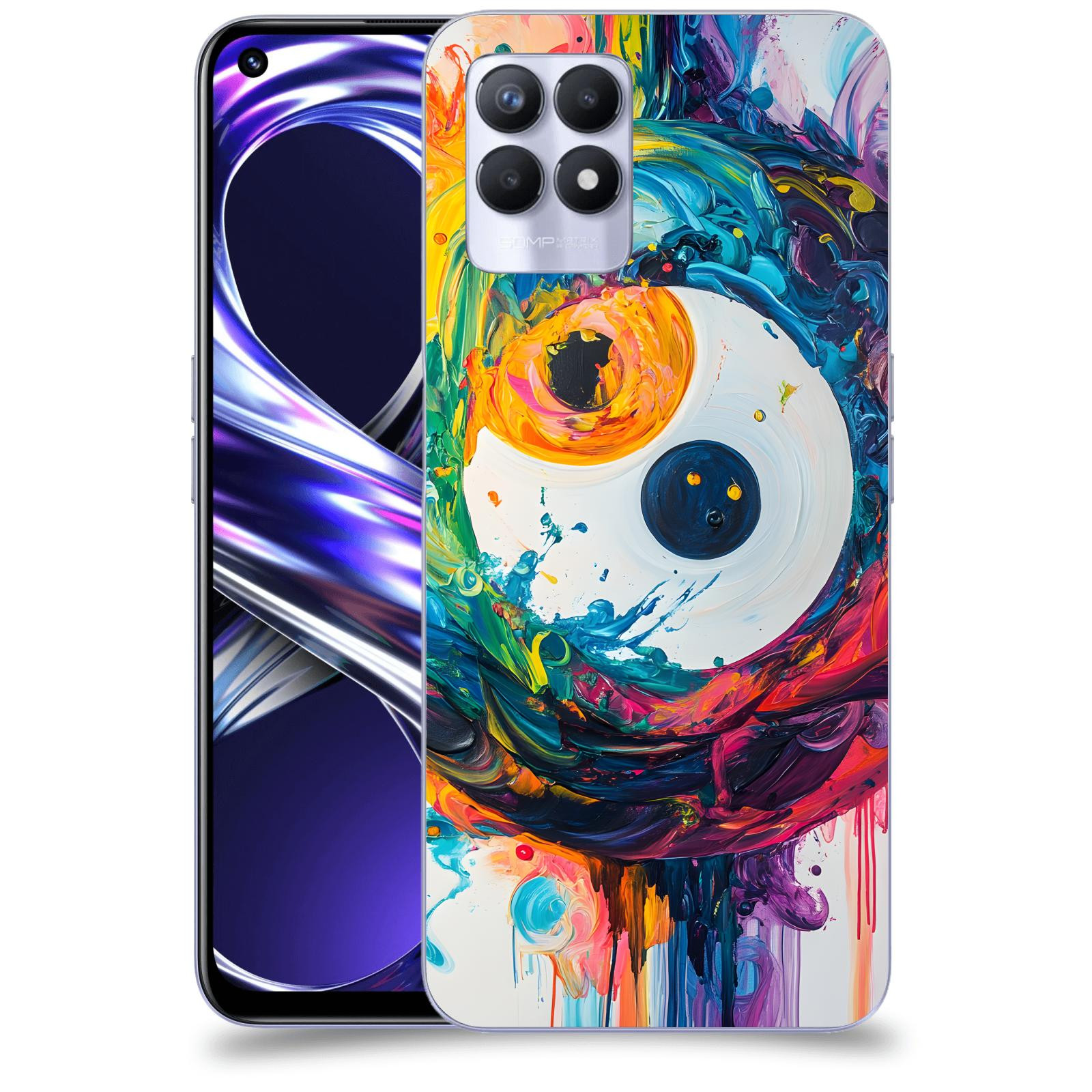 ACOVER Kryt na mobil Realme 8i - Jin Jang