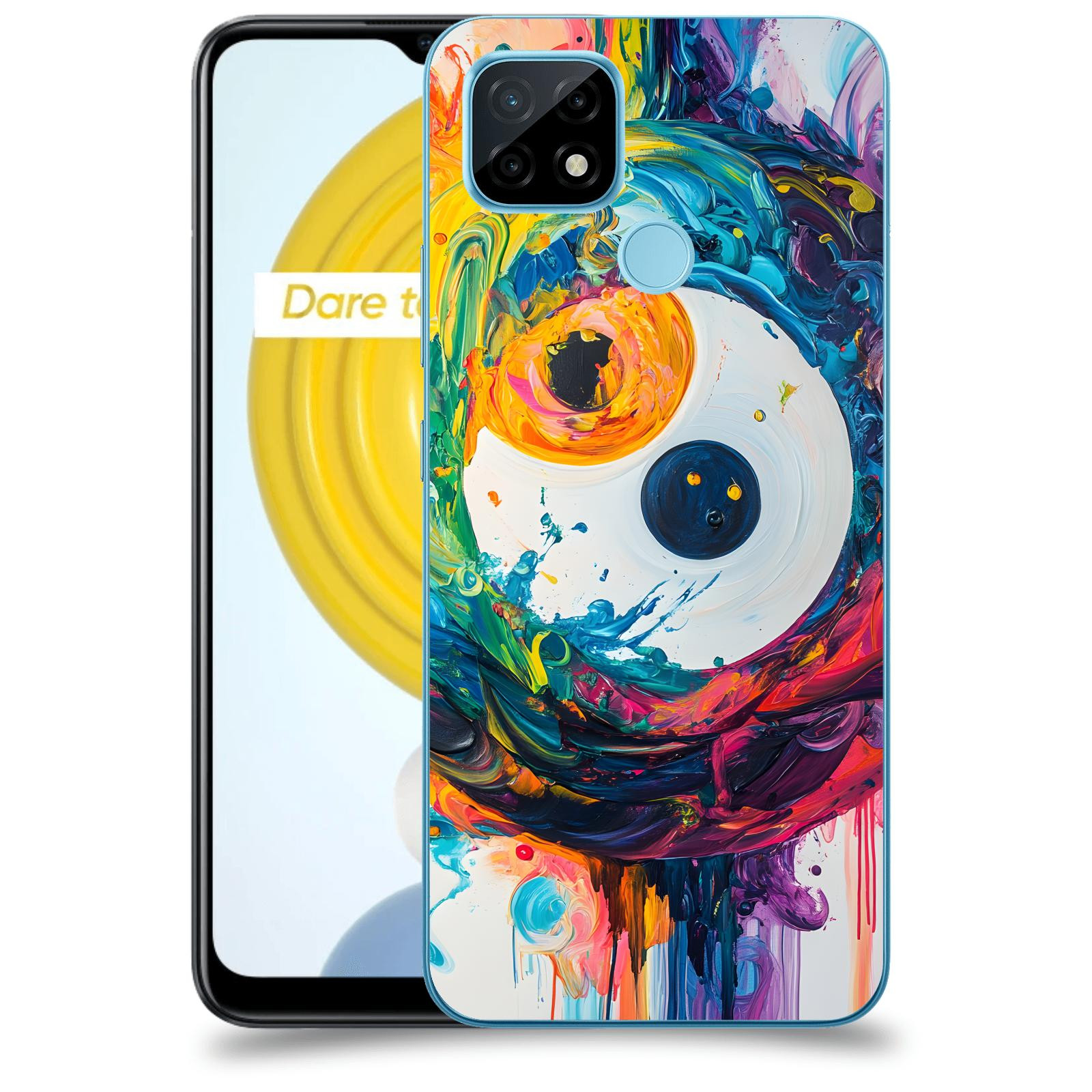 ACOVER Kryt na mobil Realme C21 - Jin Jang