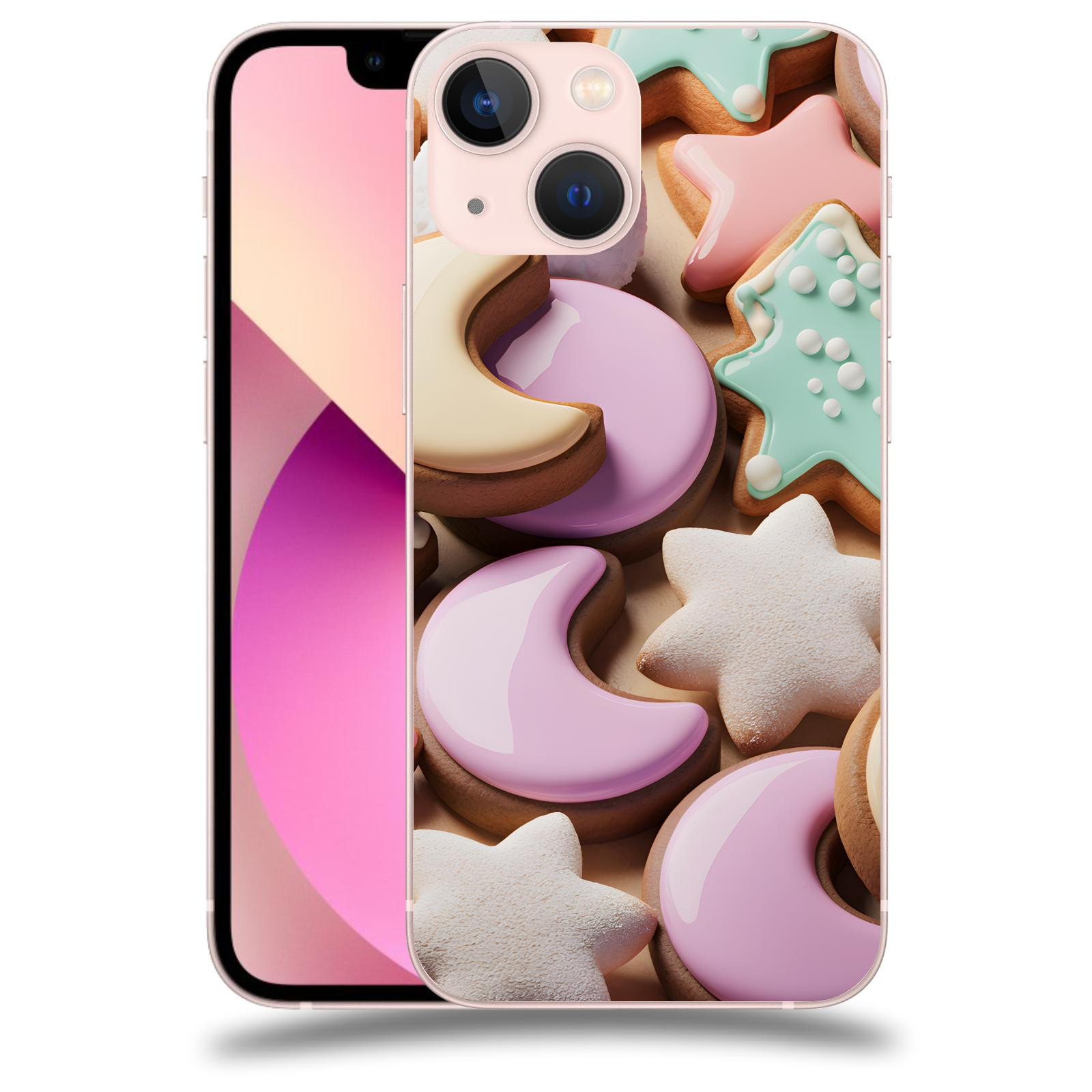 ACOVER Kryt na mobil Apple iPhone 13 mini - Vánoční cukroví