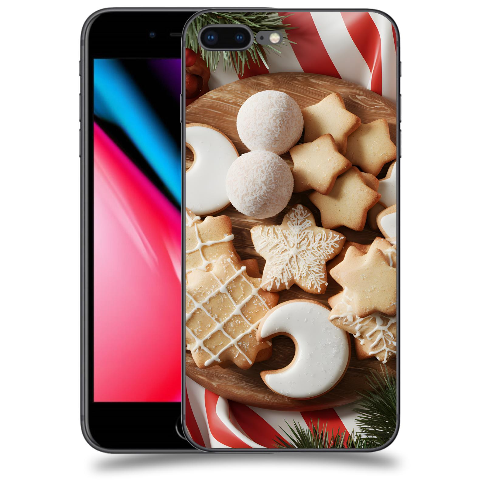 ACOVER Kryt na mobil Apple iPhone 8 Plus - Vánoční cukroví 2