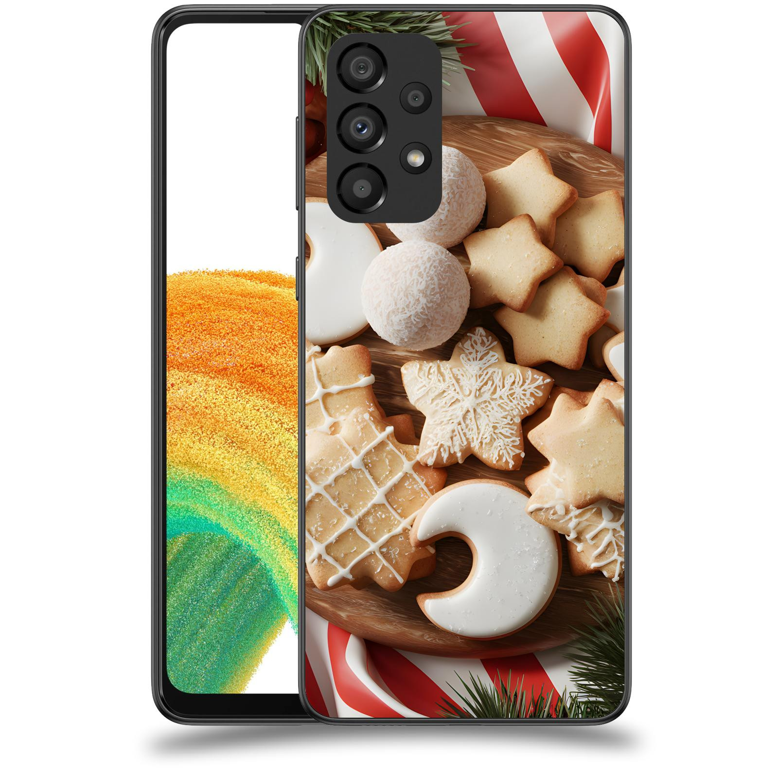 ACOVER Kryt na mobil Samsung Galaxy A33 5G A336 - Vánoční cukroví 2