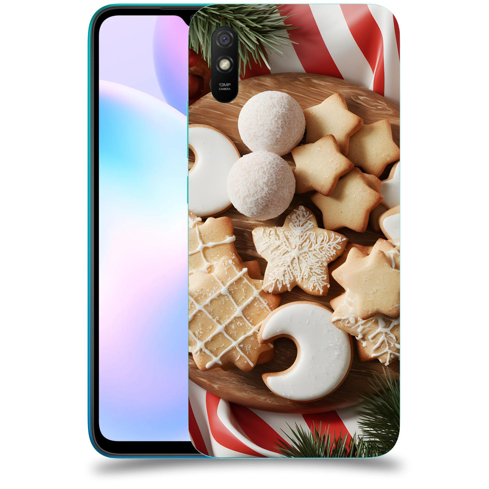 ACOVER Kryt na mobil Xiaomi Redmi 9AT - Vánoční cukroví 2