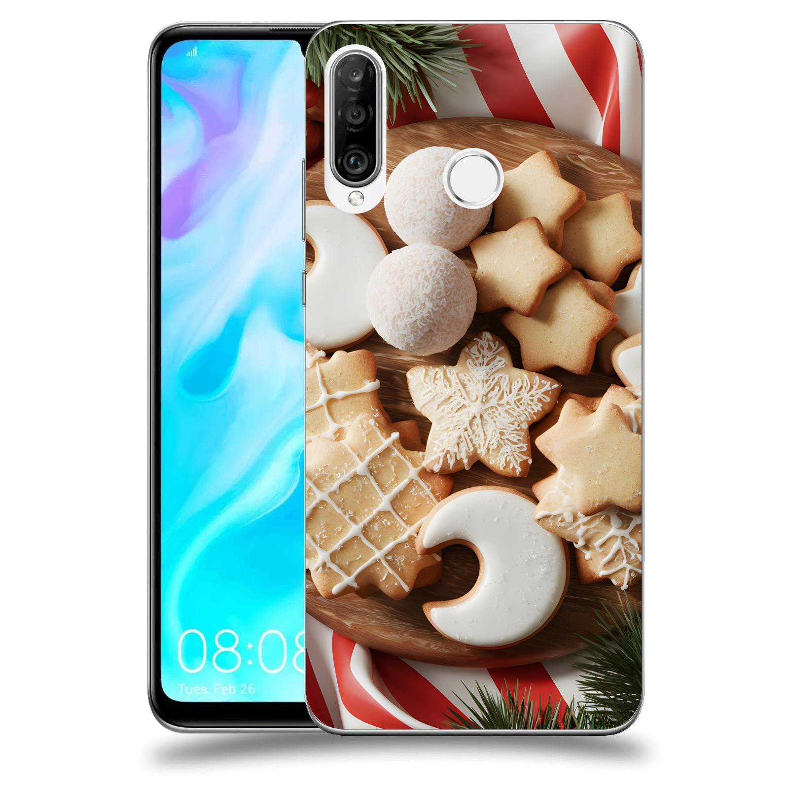 ACOVER Kryt na mobil Huawei P30 Lite - Vánoční cukroví 2