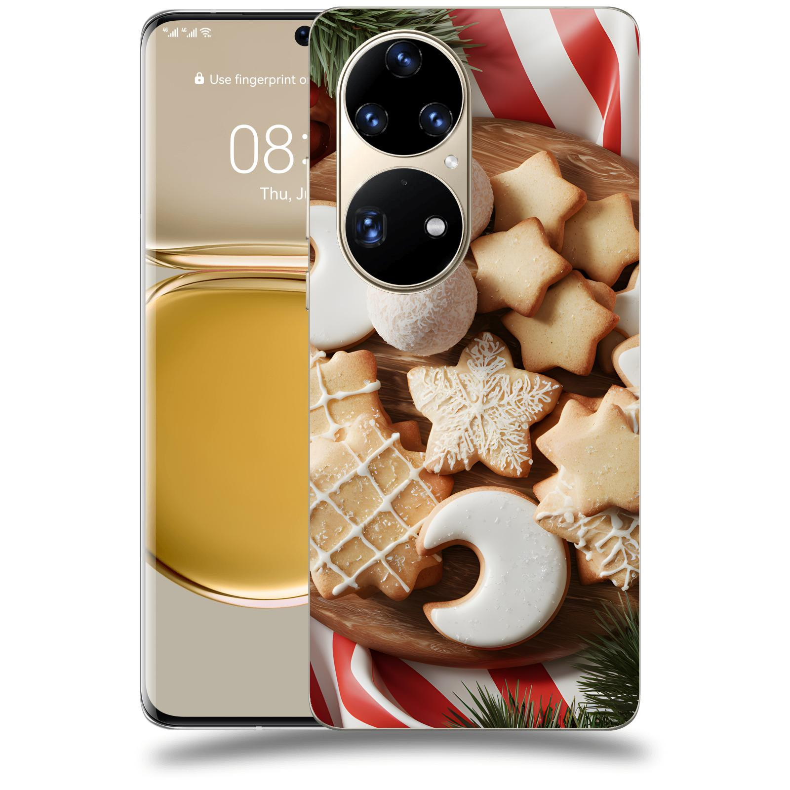 ACOVER Kryt na mobil Huawei P50 - Vánoční cukroví 2