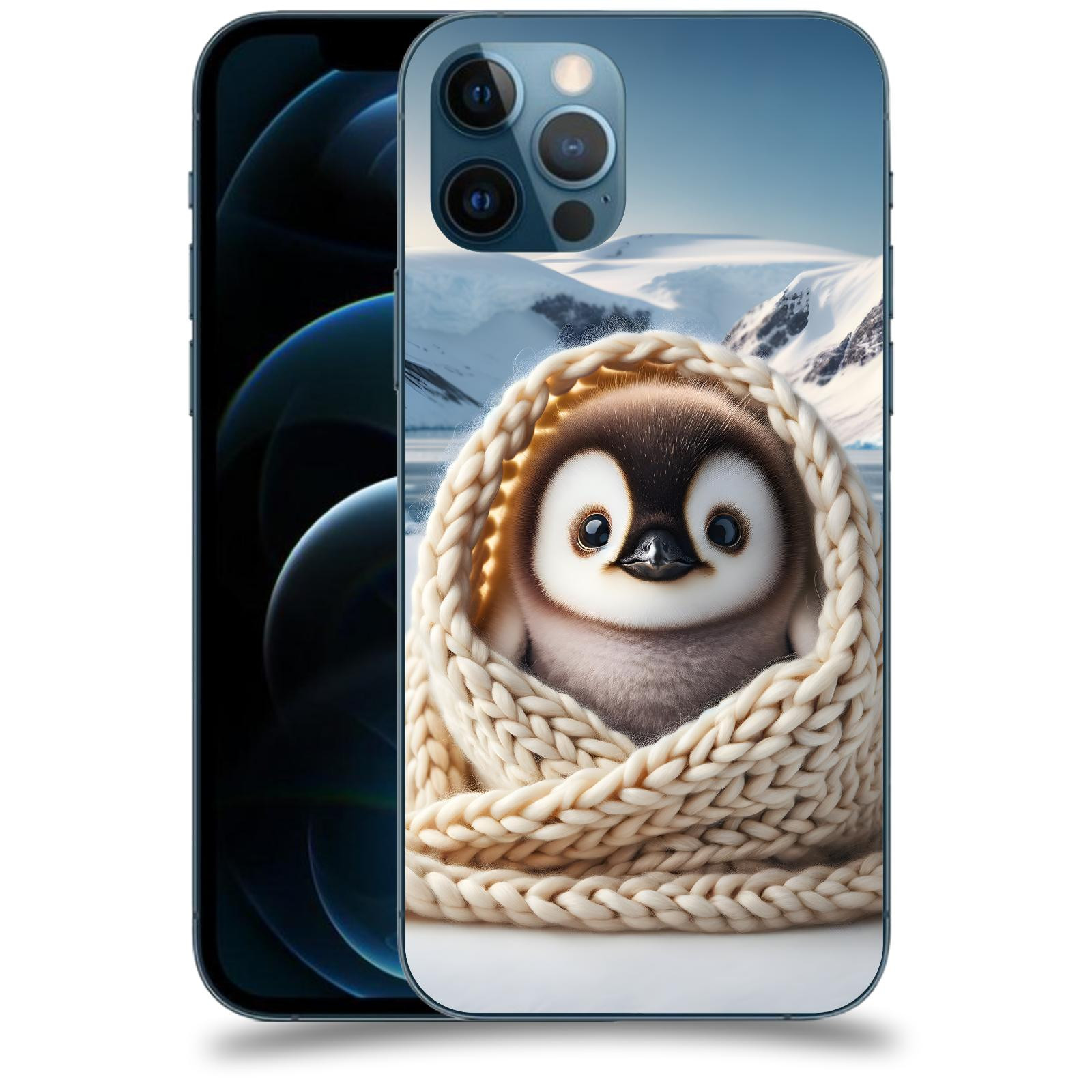 ACOVER Kryt na mobil Apple iPhone 12 Pro - Tučňák