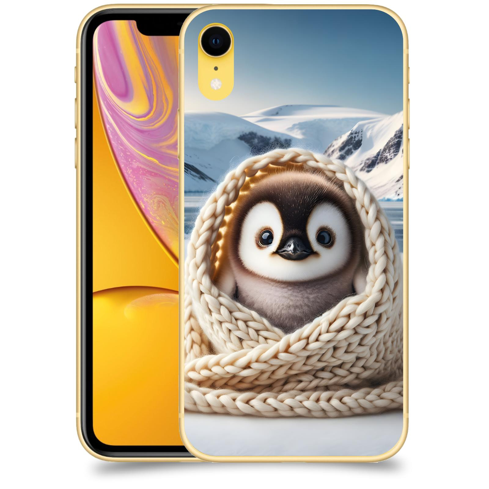 ACOVER Kryt na mobil Apple iPhone XR - Tučňák