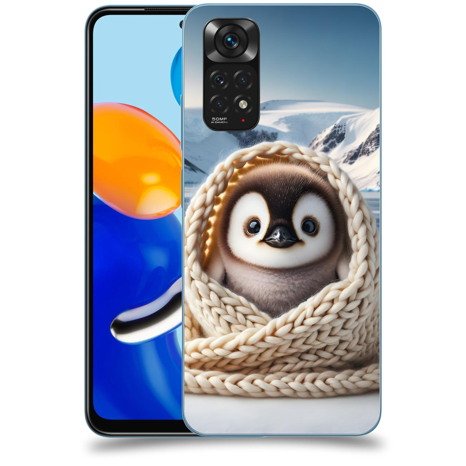 ACOVER Kryt na mobil Xiaomi Redmi Note 11 - Tučňák