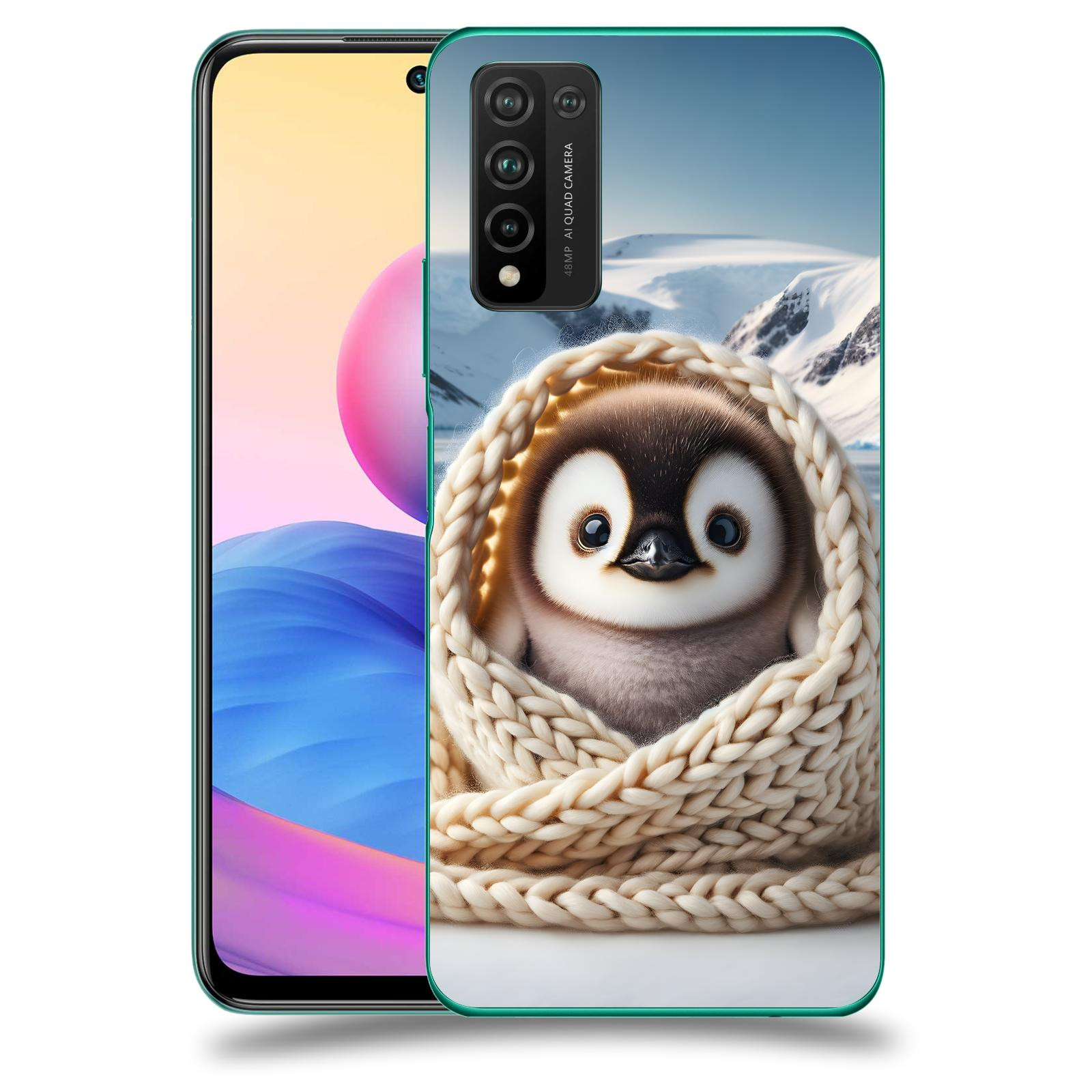 ACOVER Kryt na mobil Honor 10X Lite - Tučňák