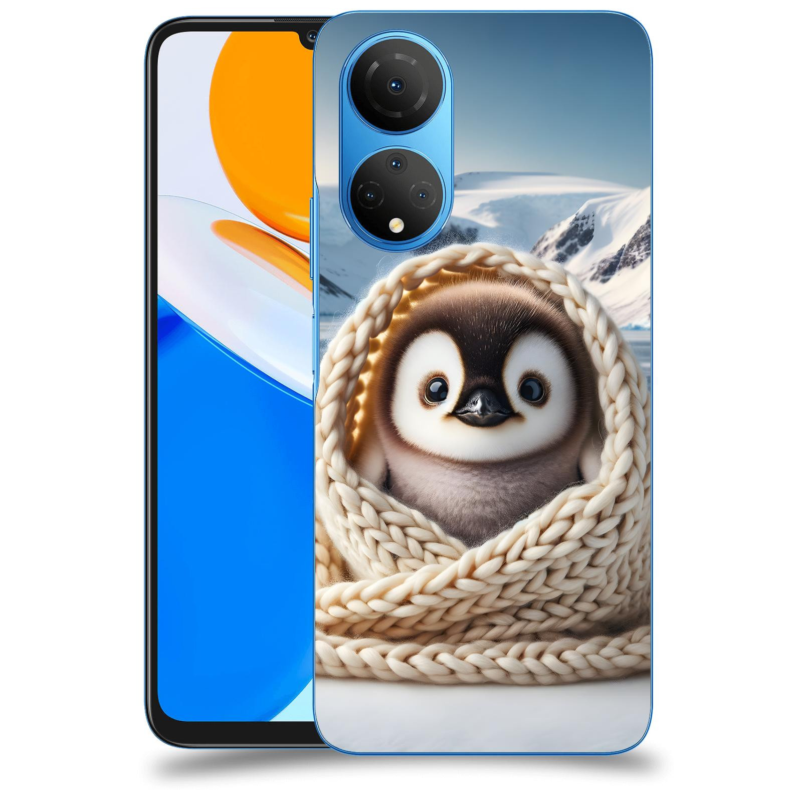 ACOVER Kryt na mobil Honor X7 - Tučňák