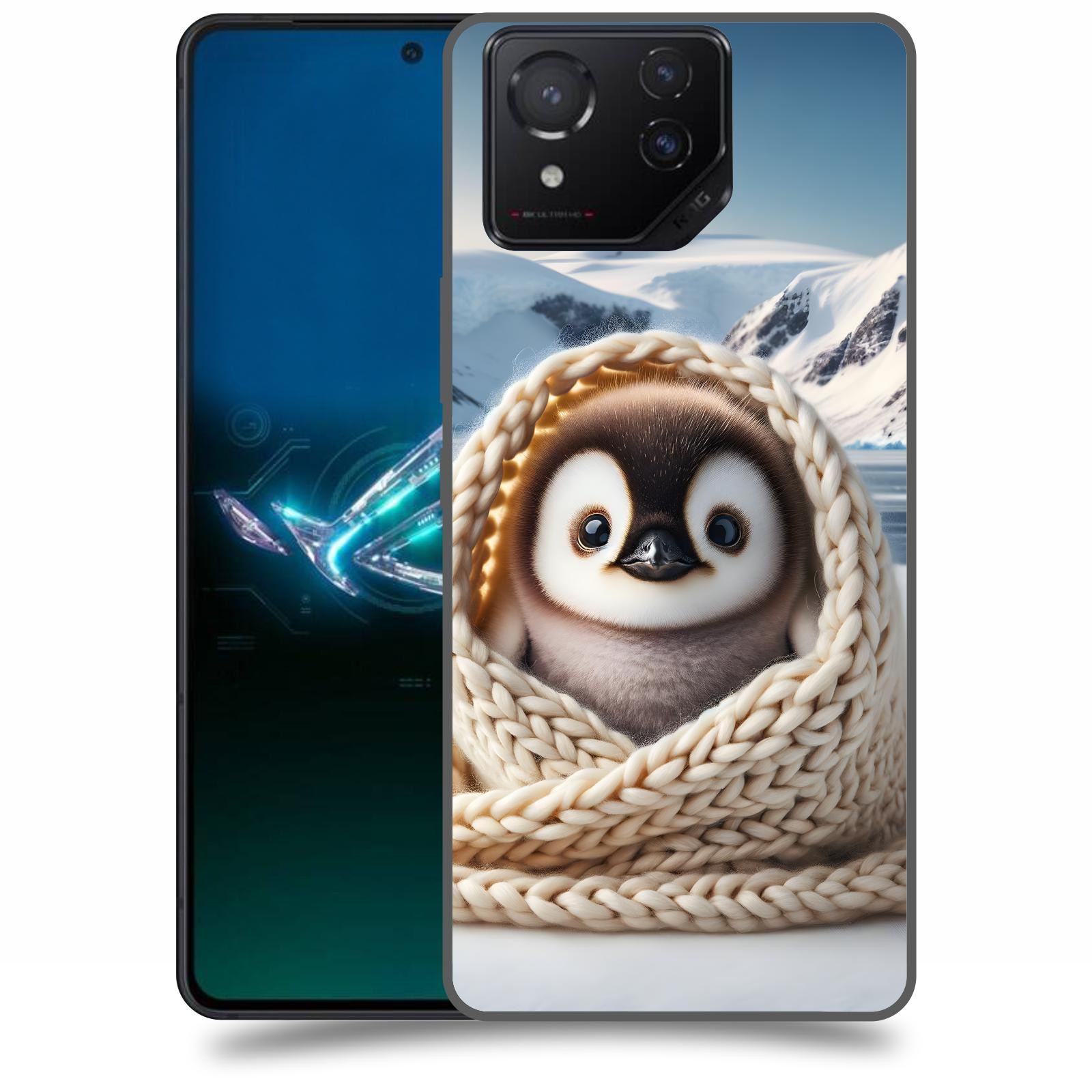 ACOVER Kryt na mobil Asus ROG Phone 8 - Tučňák