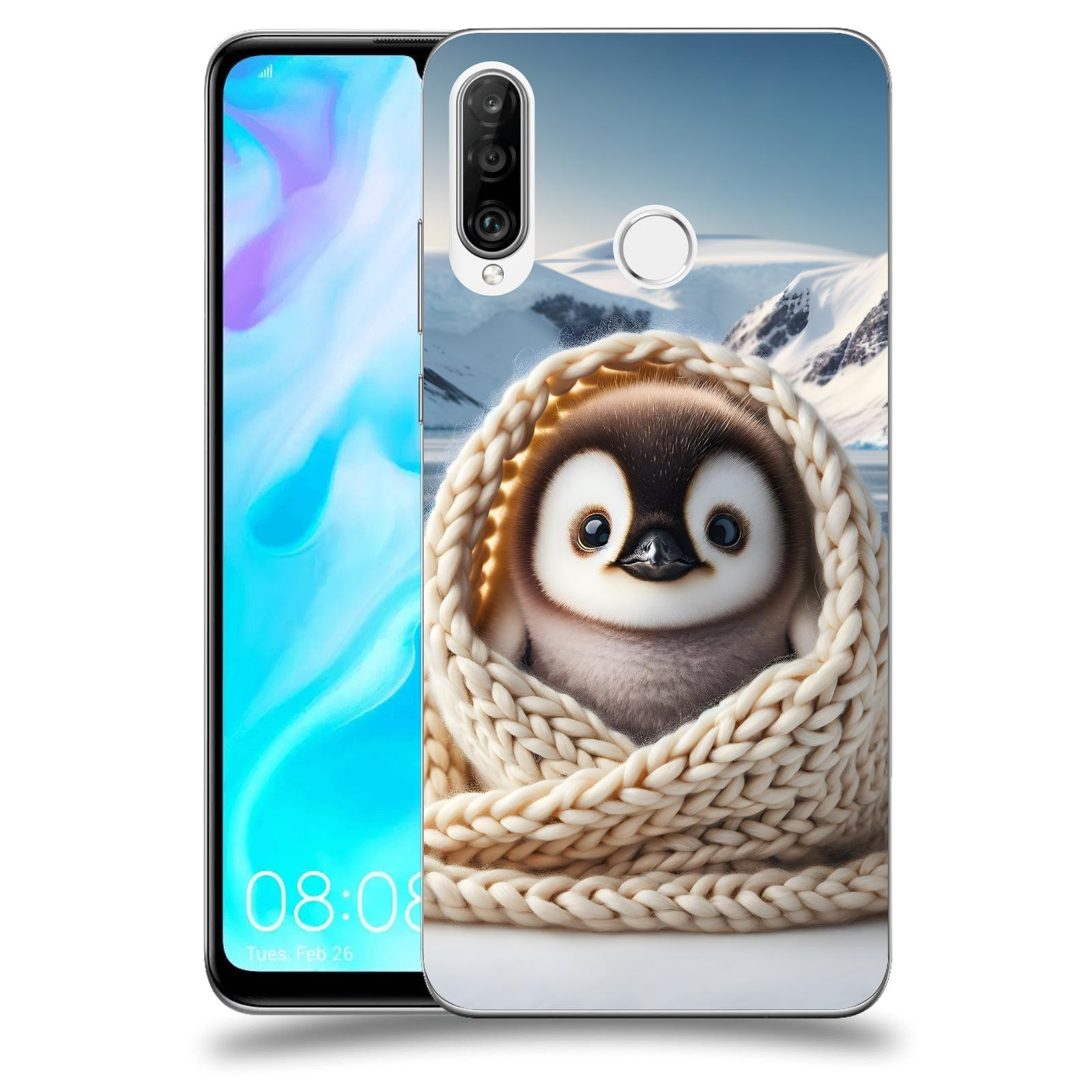 ACOVER Kryt na mobil Huawei P30 Lite - Tučňák