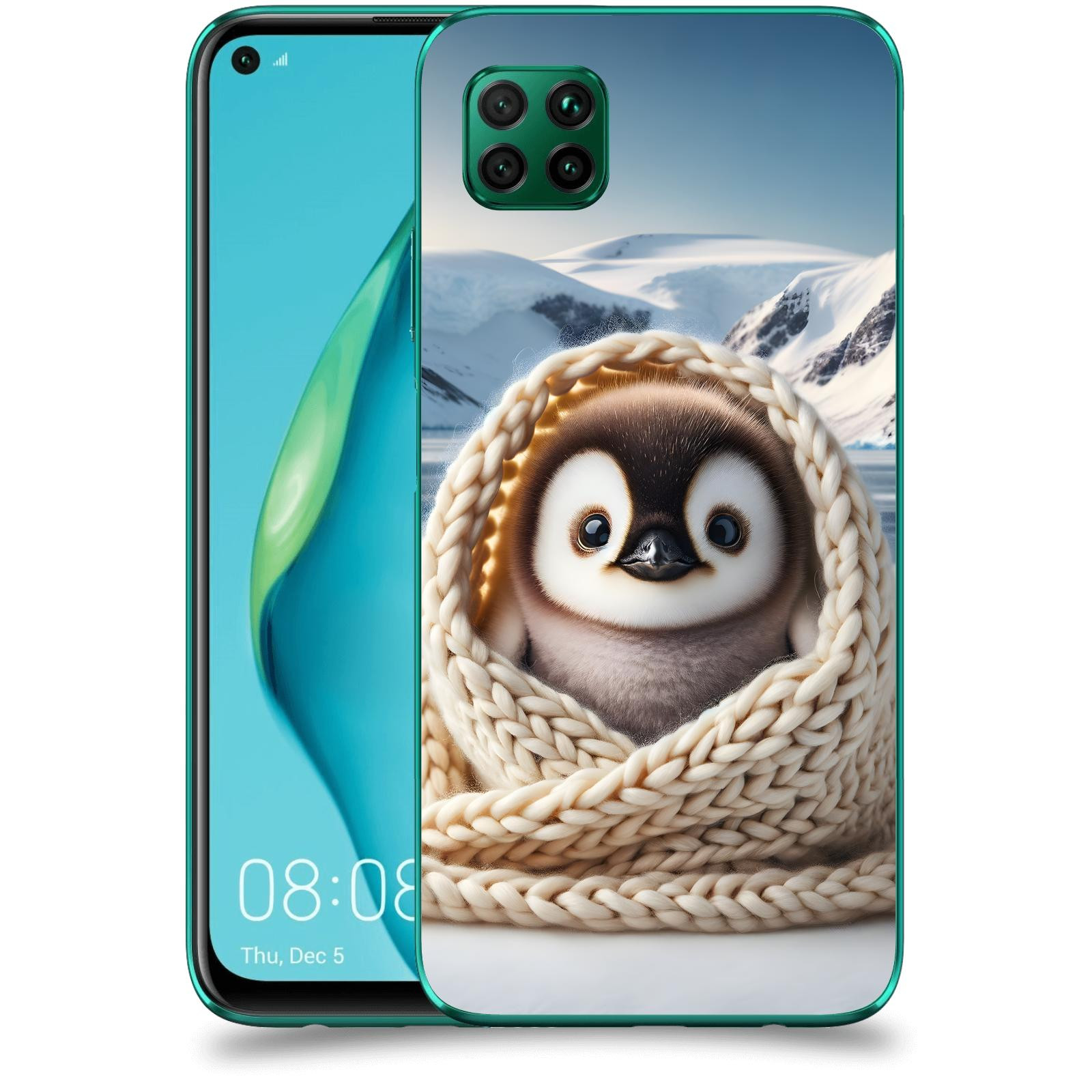 ACOVER Kryt na mobil Huawei P40 Lite - Tučňák