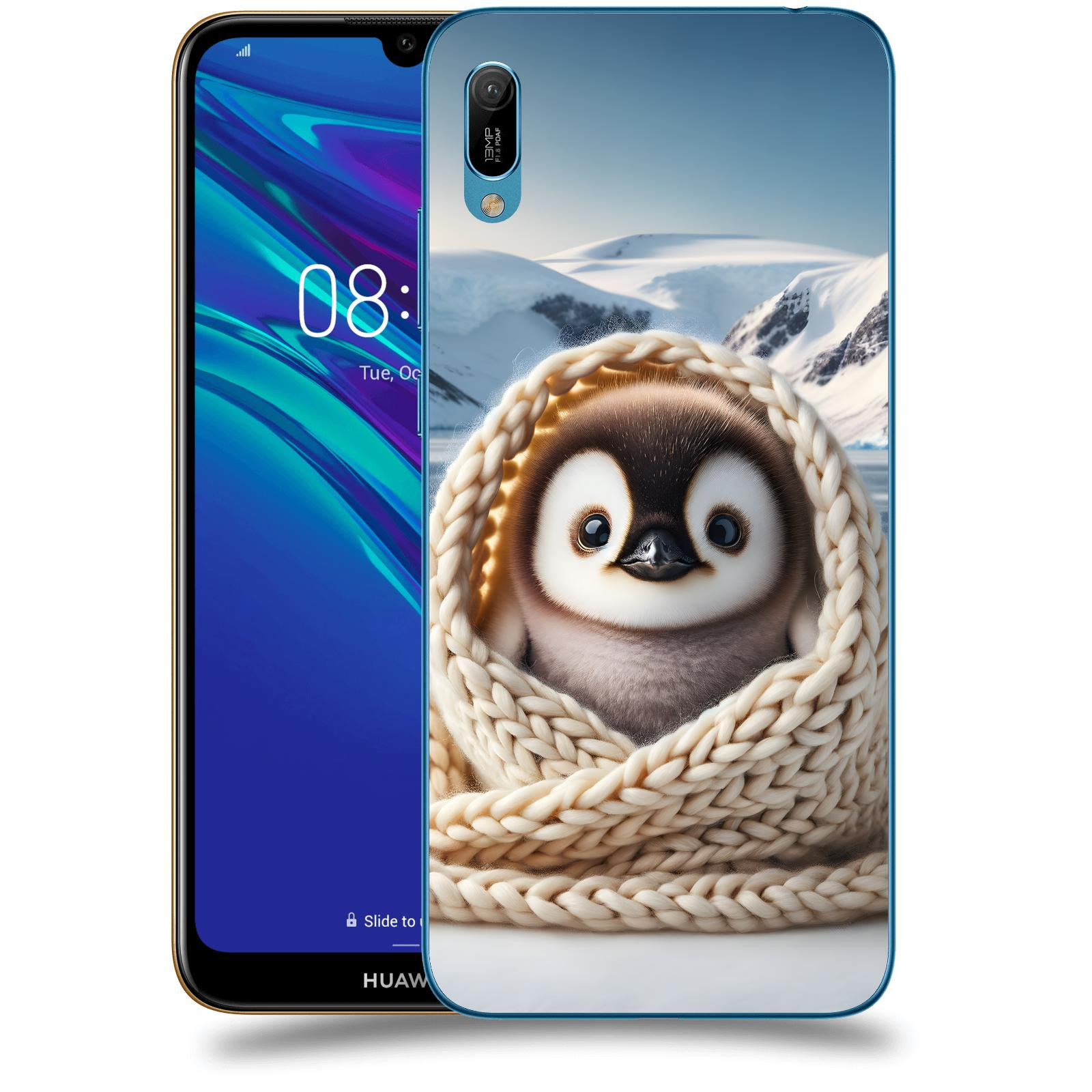 ACOVER Kryt na mobil Huawei Y6 2019 - Tučňák