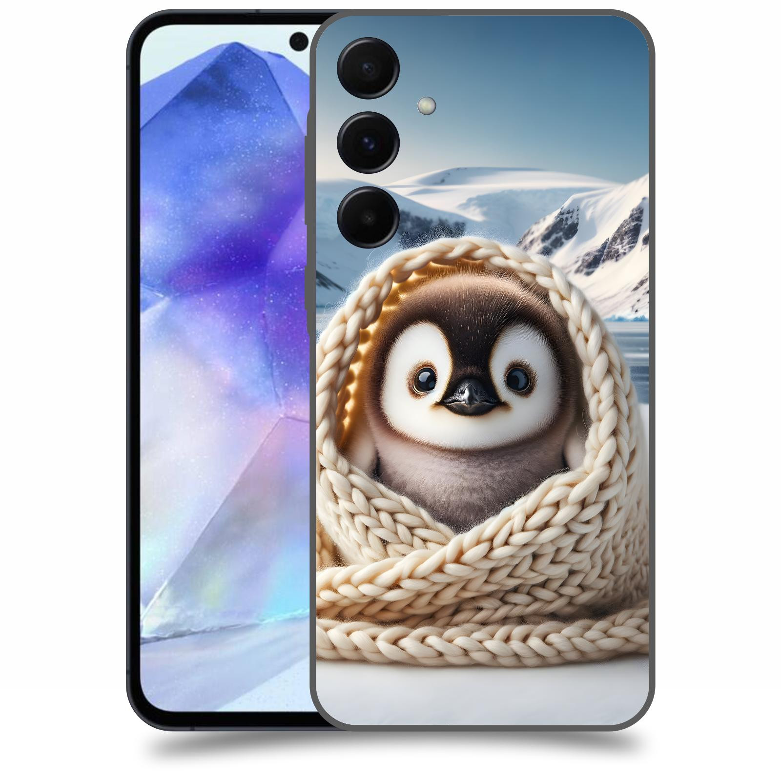 ACOVER Kryt na mobil Samsung Galaxy A55 5G - Tučňák