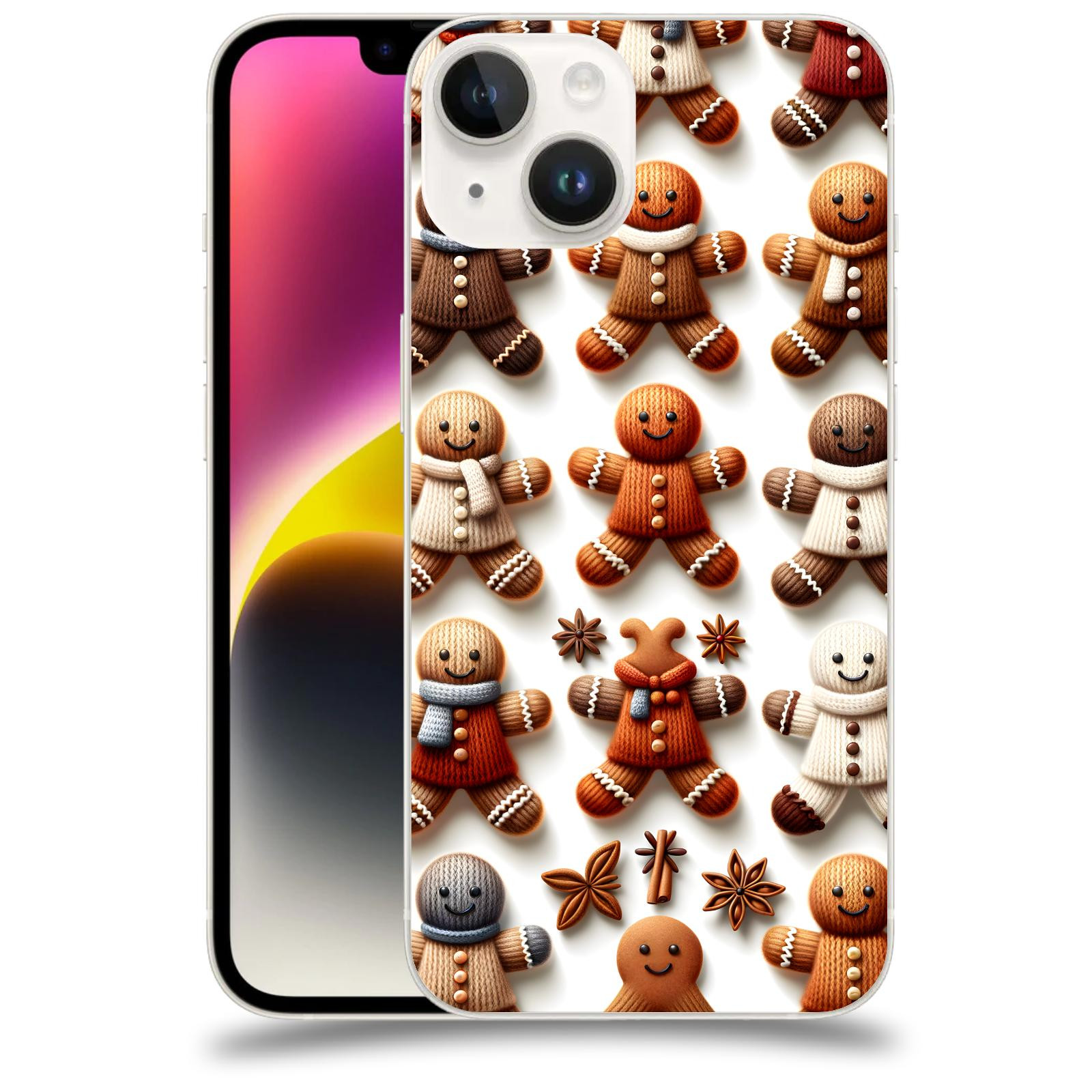 ACOVER Kryt na mobil Apple iPhone 14 - Perníčky 2