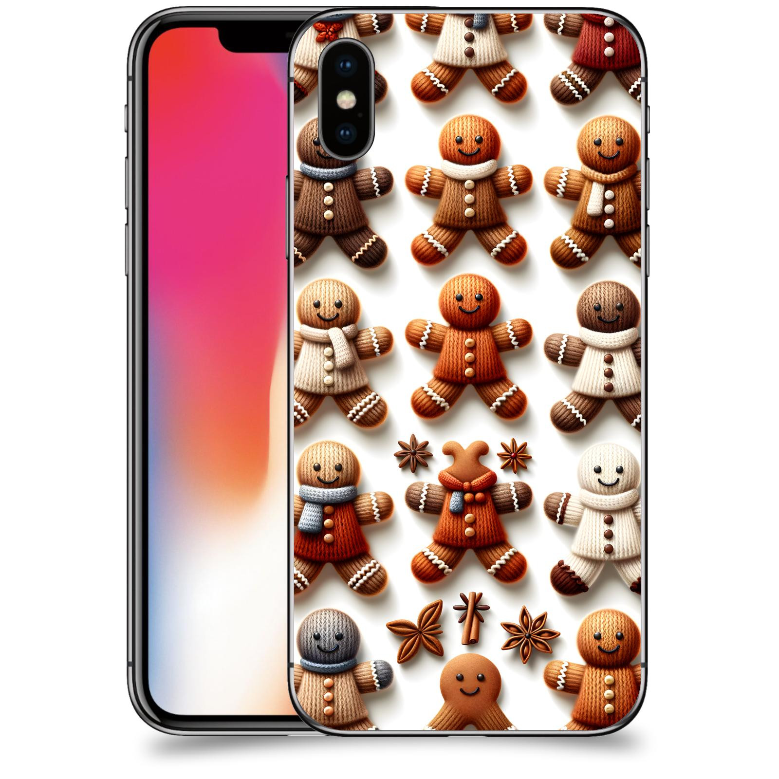 ACOVER Kryt na mobil Apple iPhone X/XS - Perníčky 2