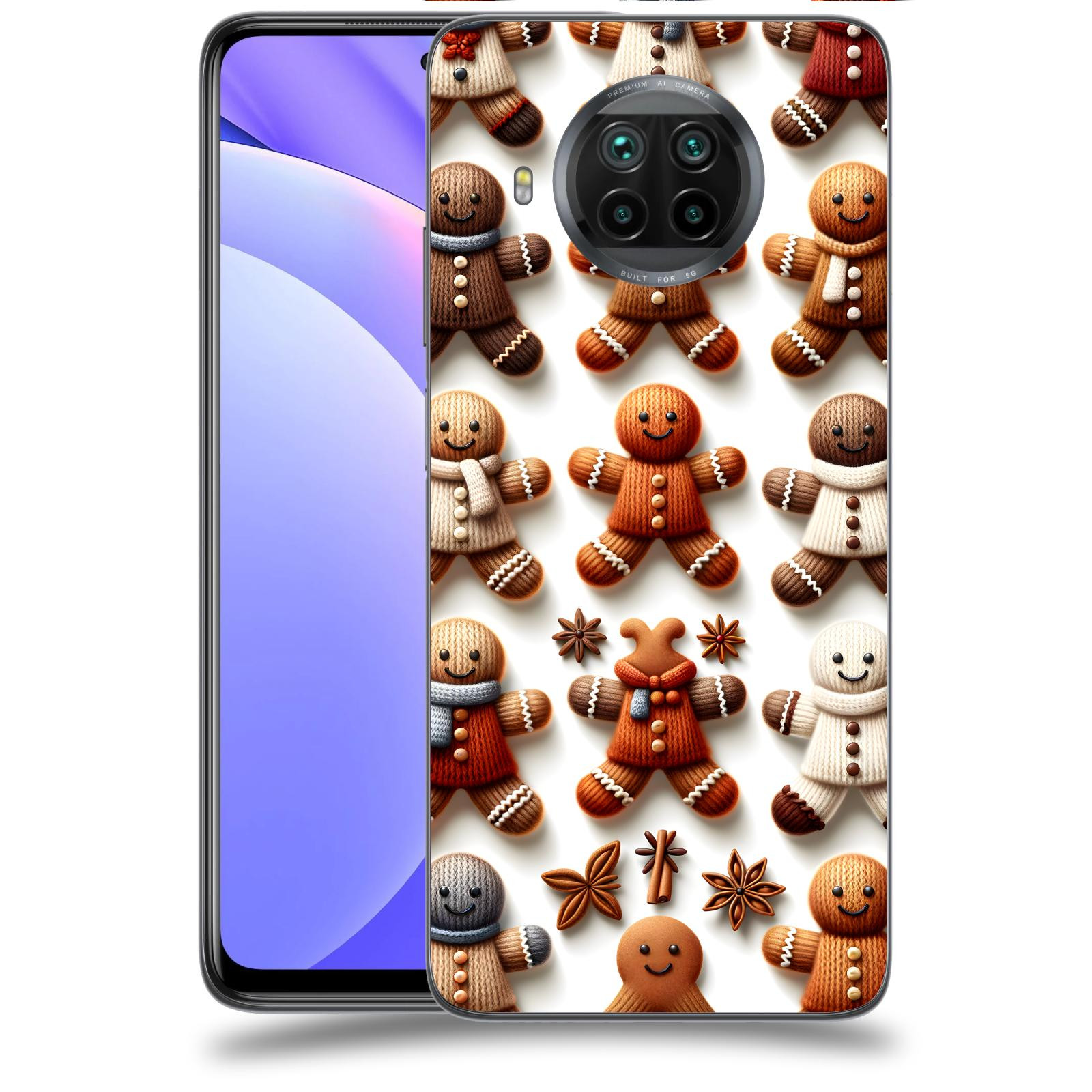 ACOVER Kryt na mobil Xiaomi Mi 10T Lite - Perníčky 2