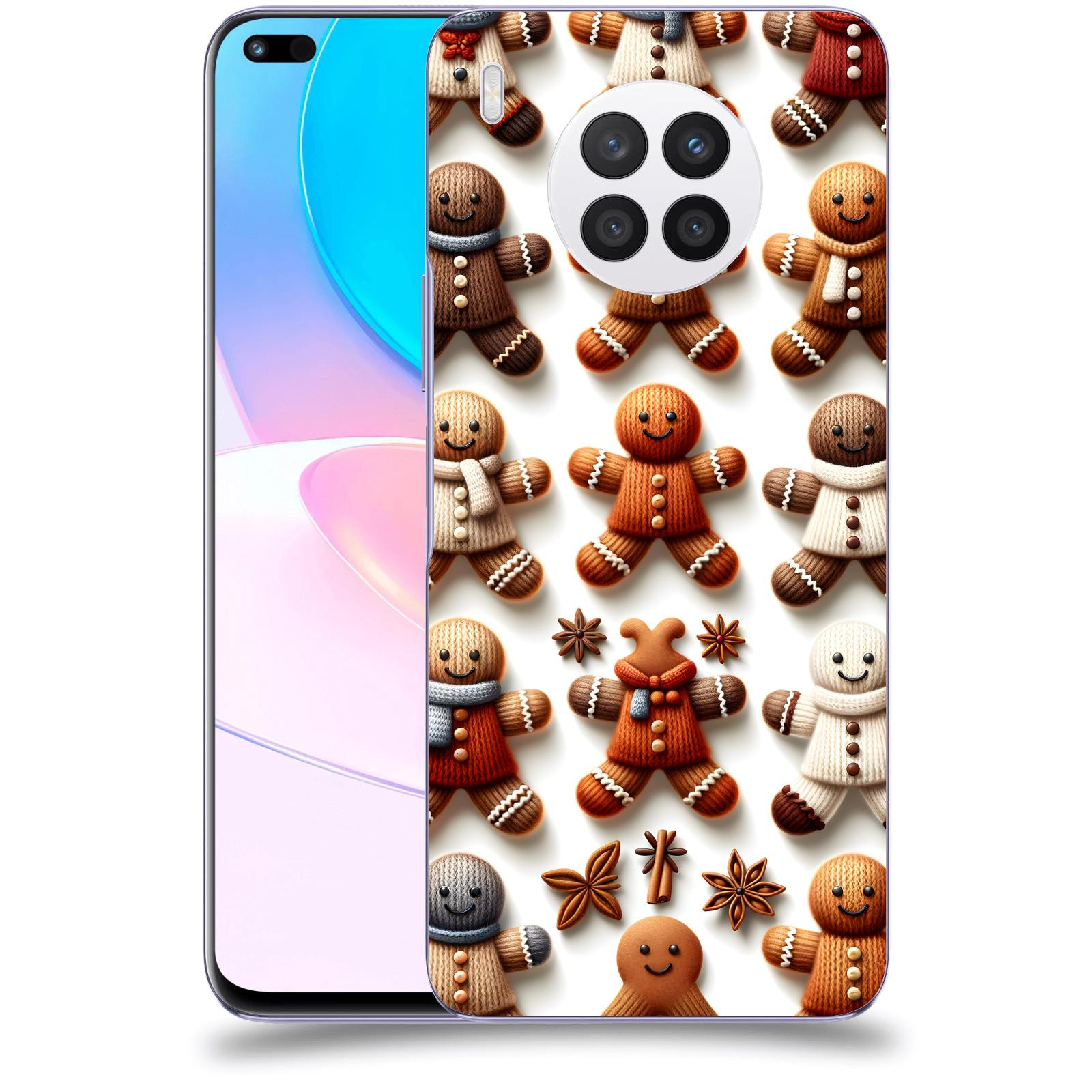 ACOVER Kryt na mobil Huawei Nova 8i - Perníčky 2