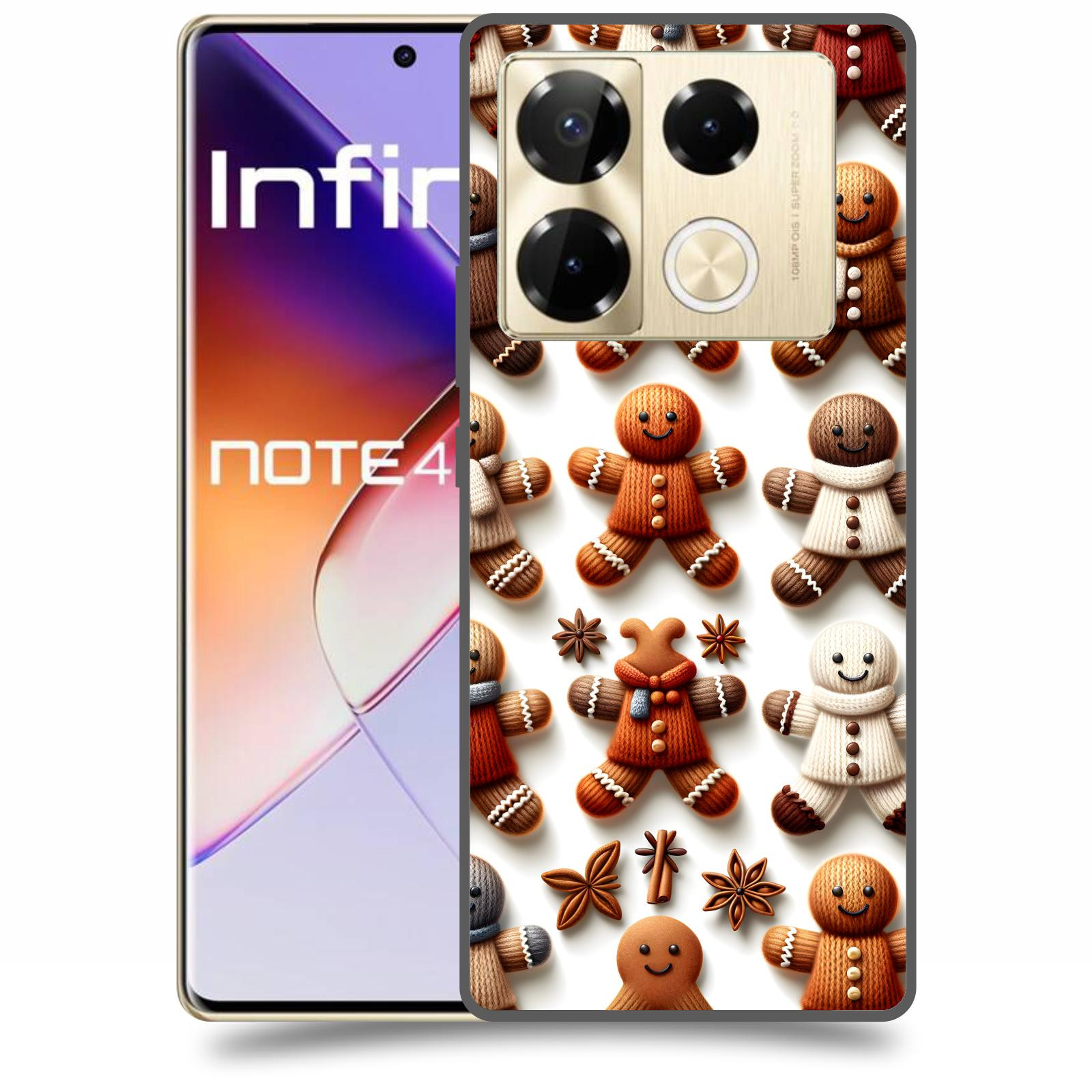 ACOVER Kryt na mobil Infinix Note 40 PRO - Perníčky 2