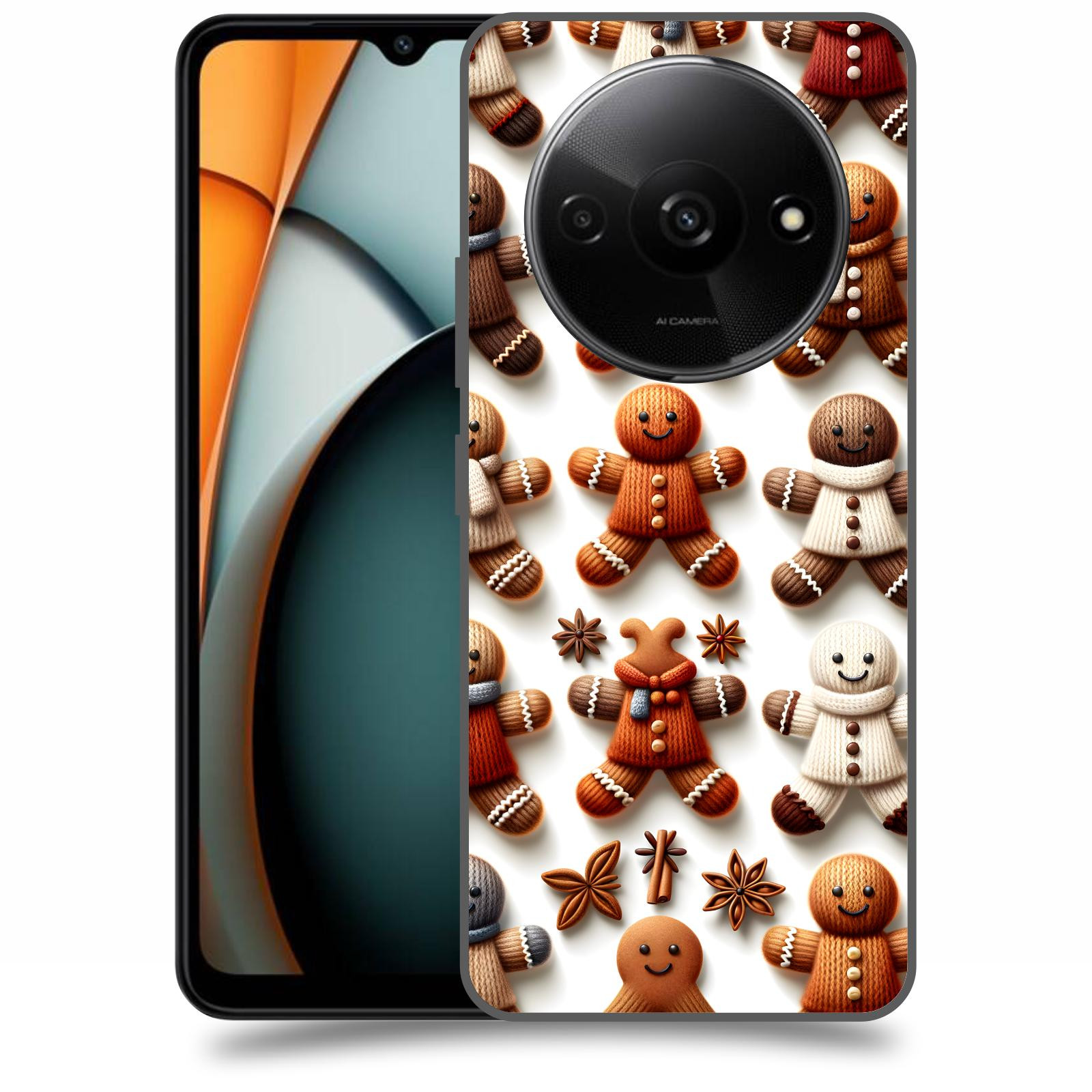 ACOVER Kryt na mobil Xiaomi Redmi A3 - Perníčky 2