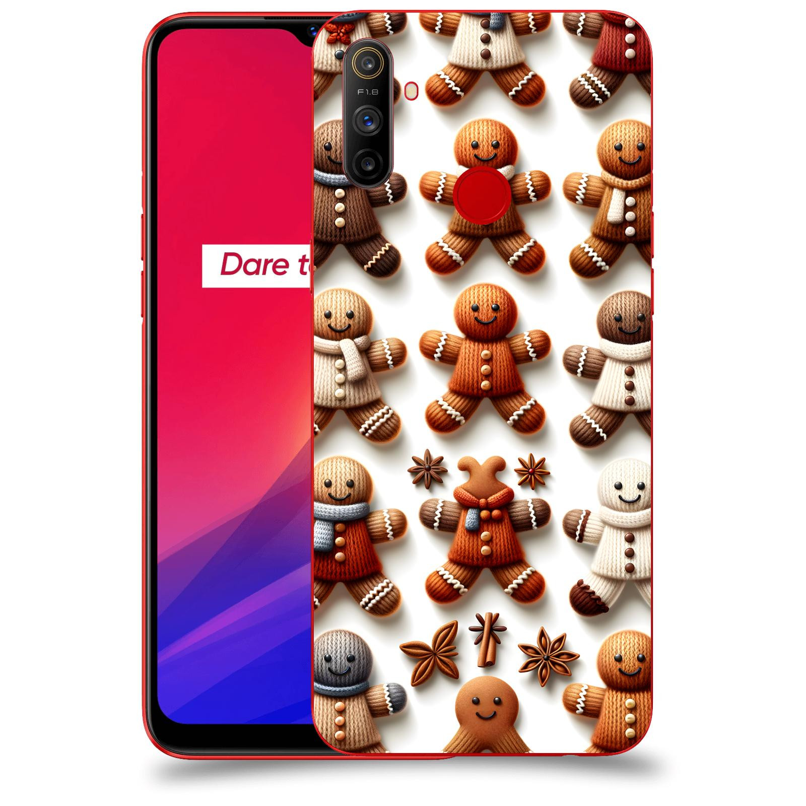 ACOVER Kryt na mobil Realme C3 - Perníčky 2