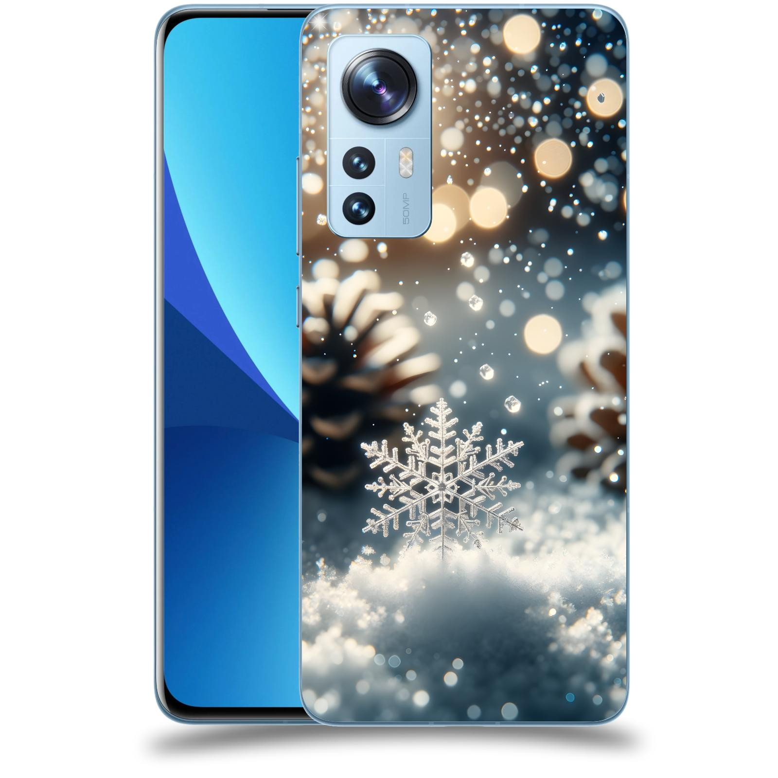 ACOVER Kryt na mobil Xiaomi 12 - Vločka