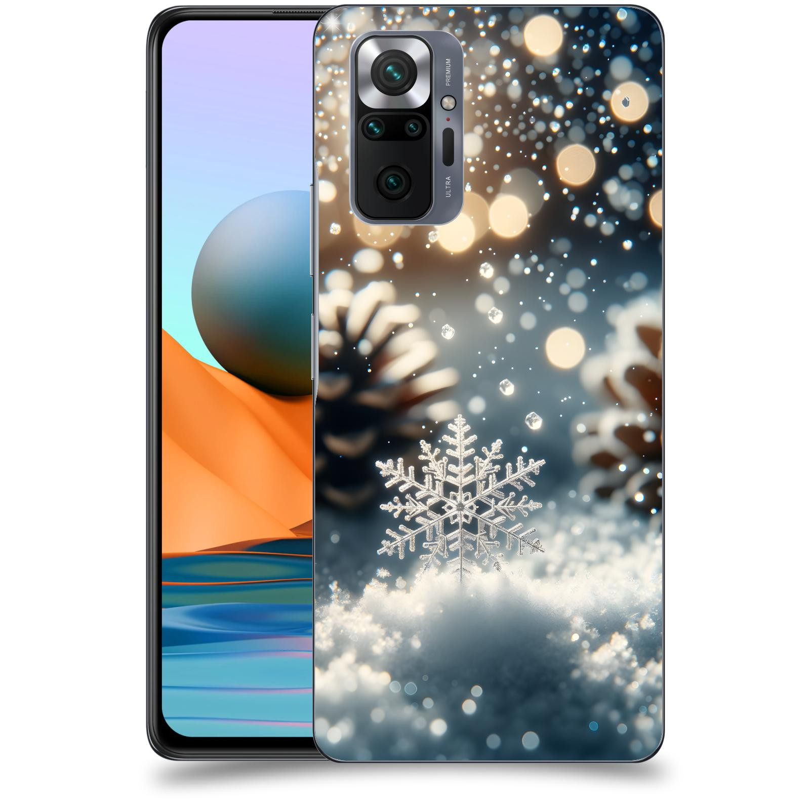 ACOVER Kryt na mobil Xiaomi Redmi Note 10 Pro - Vločka