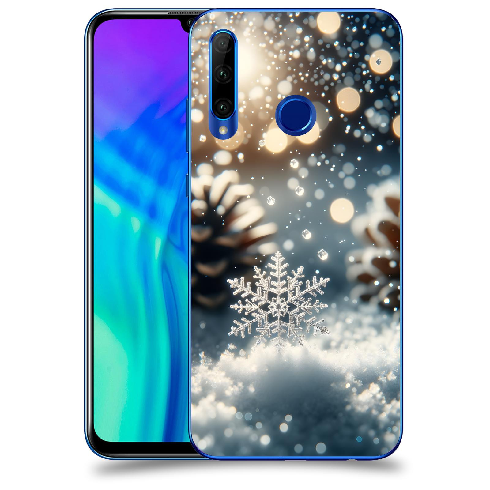 ACOVER Kryt na mobil Honor 20 Lite - Vločka