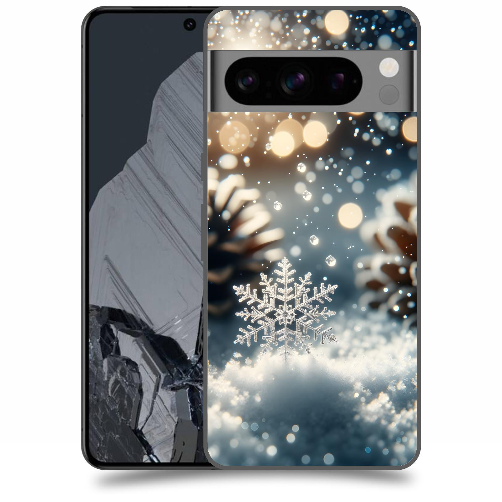 ACOVER Kryt na mobil Google Pixel 8 Pro - Vločka